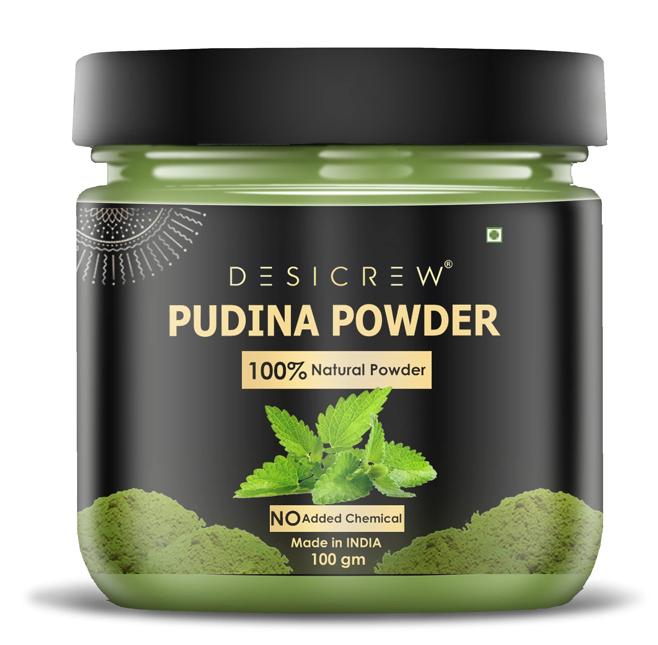 DESICREW Desi Crew Pure & Natural Pudina (Mint) Powder 100 Gm