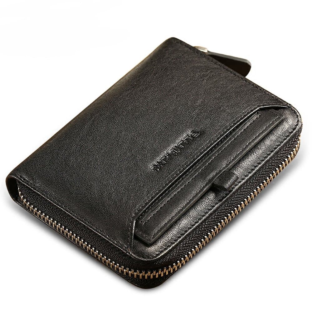 Genuine Veg-tanned Leather Wallet for Men - Removable Insert - Gift Box incl.