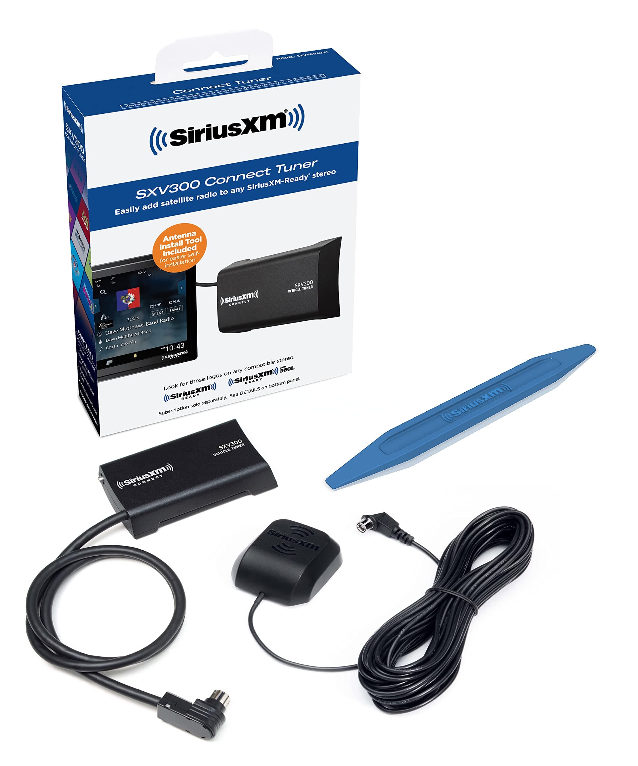 SiriusXM SXV300 Satellite Radio Vehicle Tuner - Add to Any SiriusXM-Ready Car Stereo