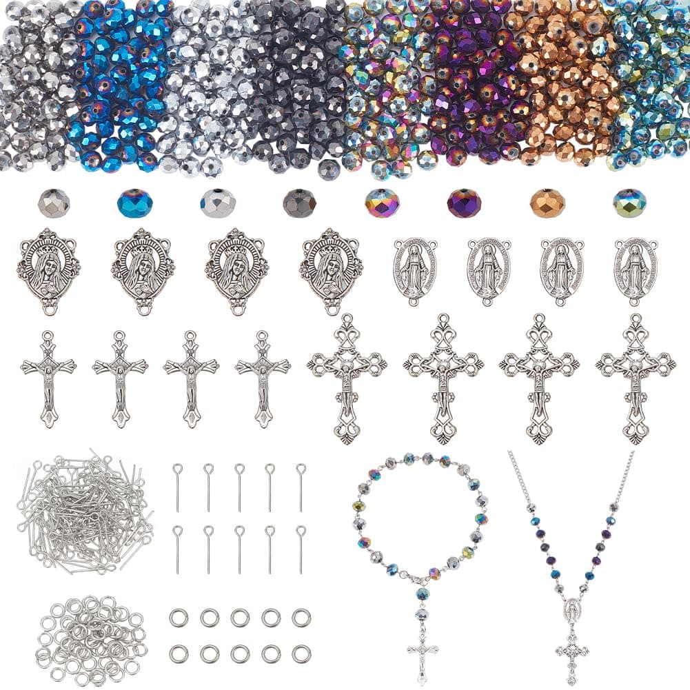 646pcs Rosary Jewelry Making Kit
