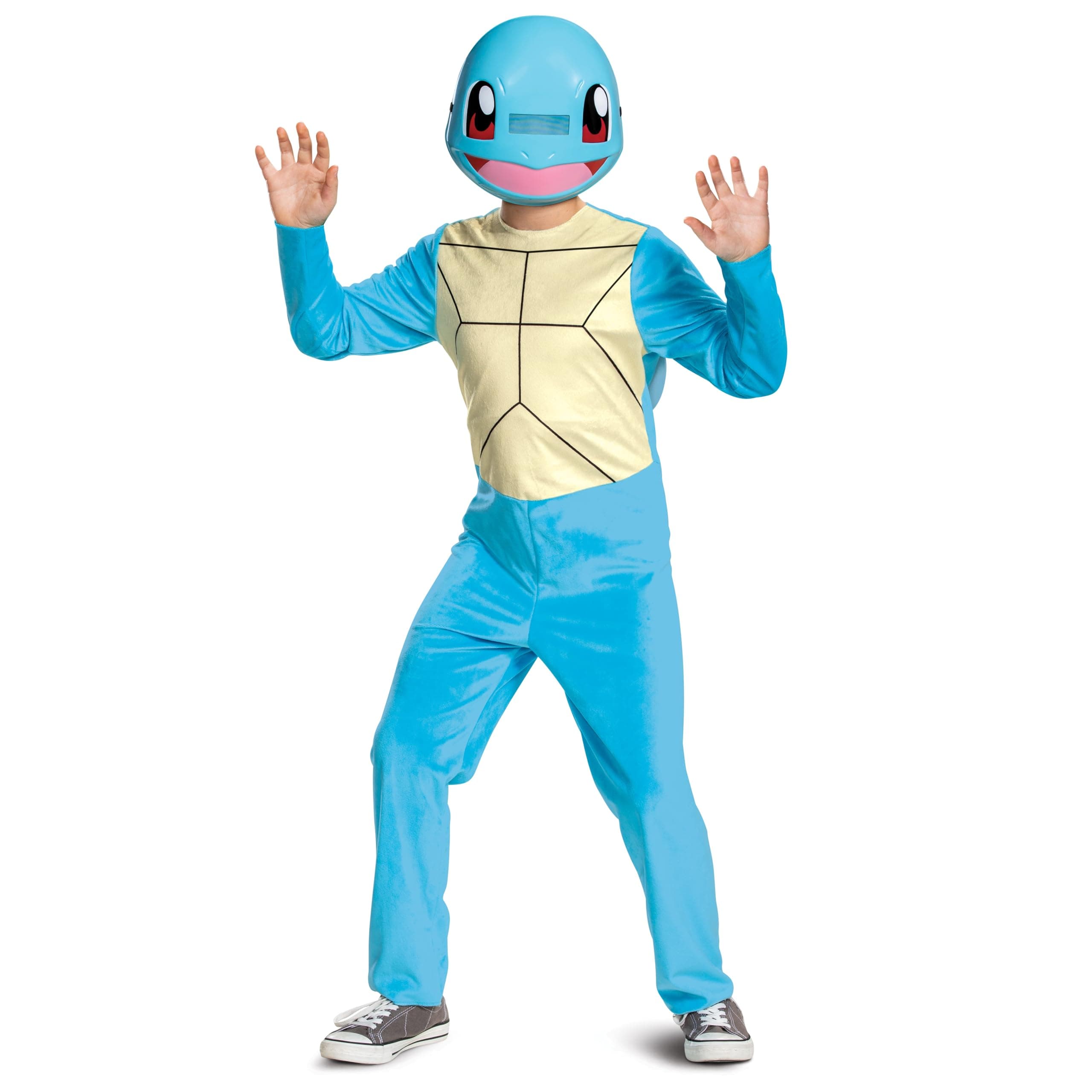 Pokemon Kids Squirtle Costume, Children's Classic Character Outfit