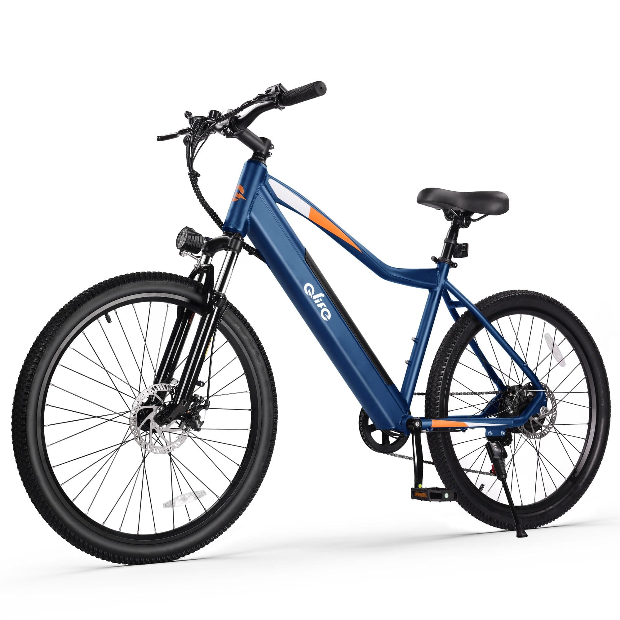 Qlife Cityone Electric Bike for Adults 26" Ebike with 2.1" Tire,Built-in Removable Battery, Peak 750&1200W Motor Ebikes with 7/21 Speed Carbon Steel Mountain Bicycle