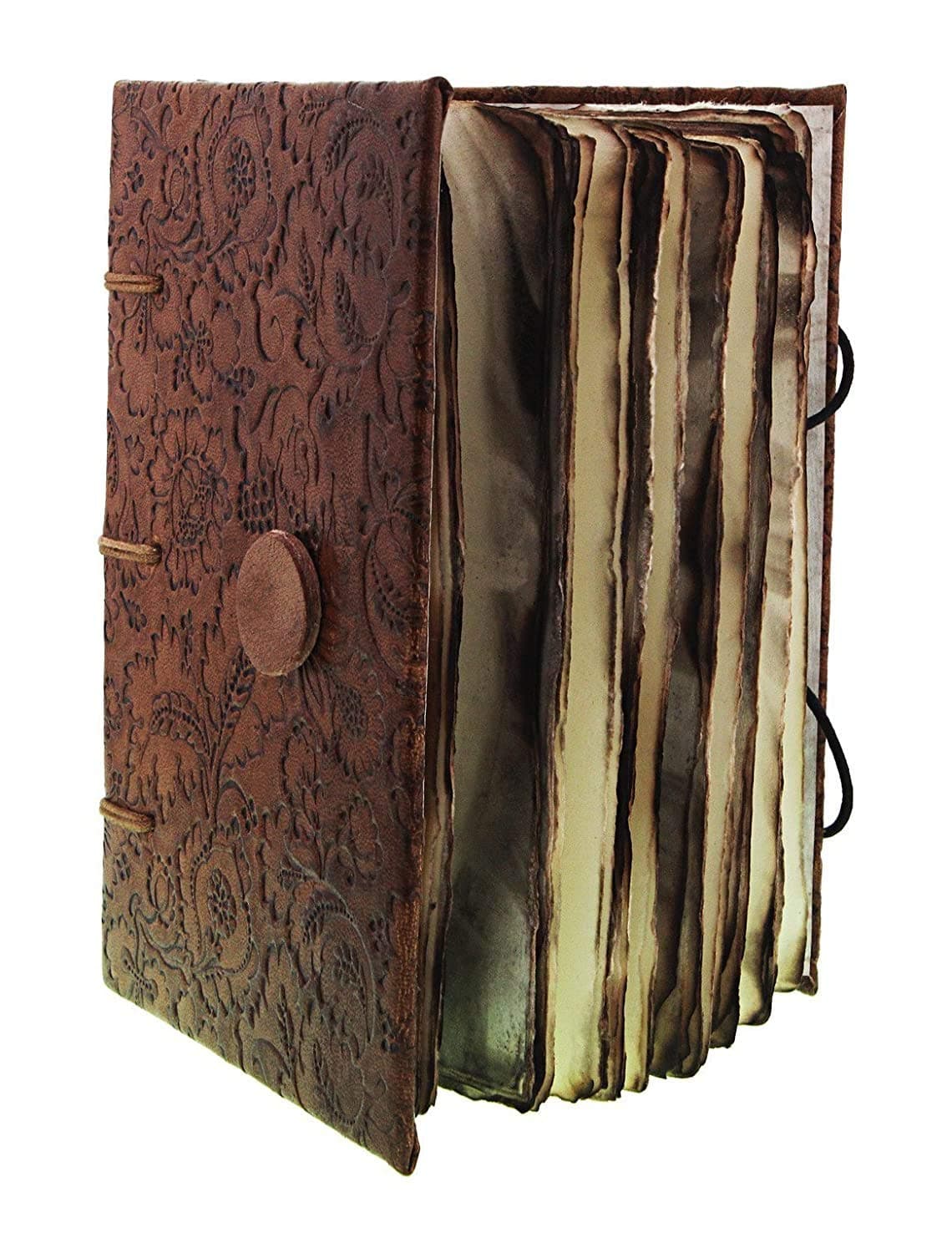craft-club Leather Finished Journal with Antique Paper - A5, 125 GSM, 100 Pages