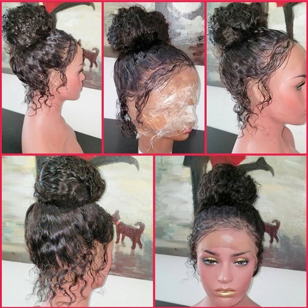 150% Density Glueless Full Lace Raw Virgin Human Hair Wigs Pre Plucked With Baby Hair for Black Women Natural Hair Wigs (22 inch with 150 density,Raw Virgin Hair Wigs)