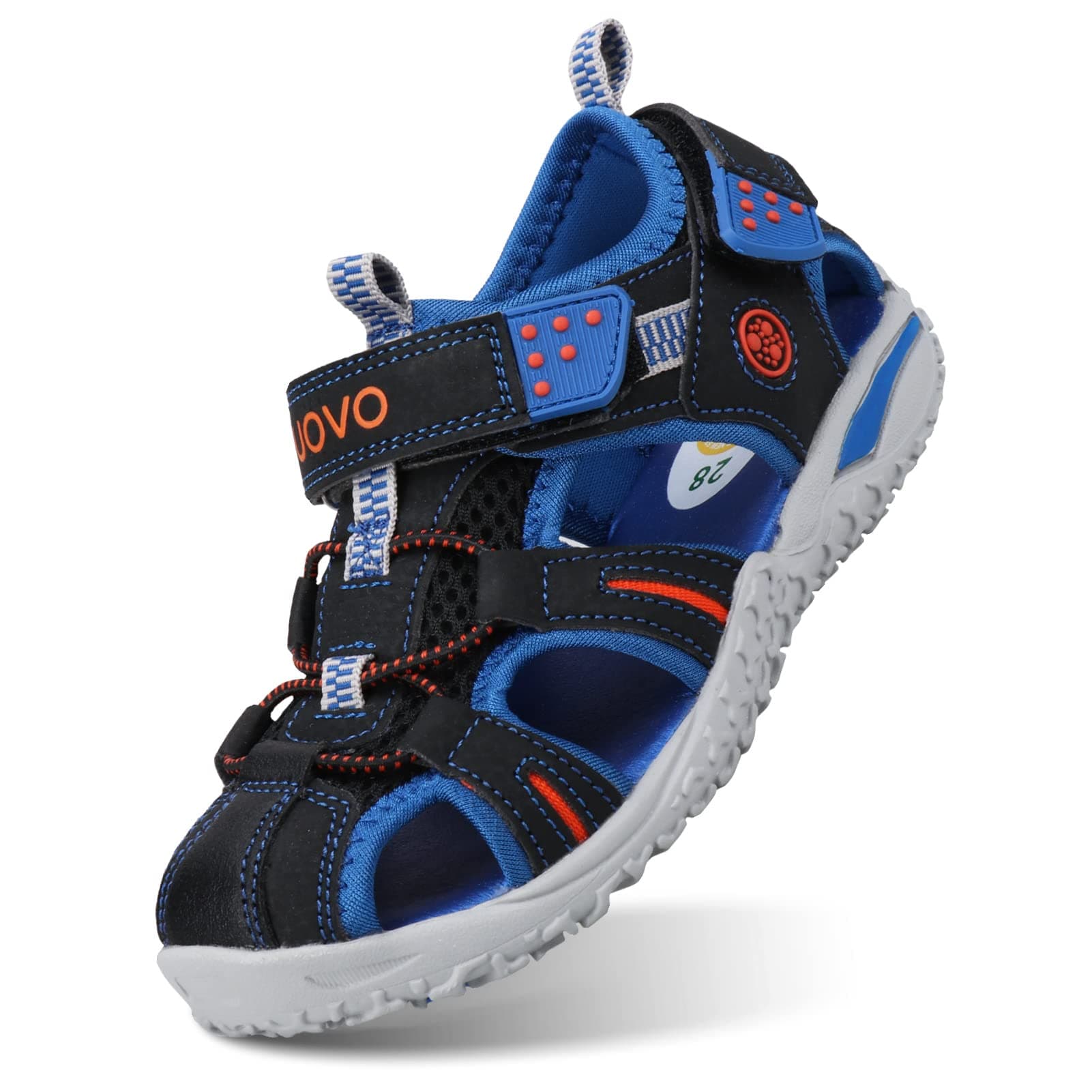 Eggseed Boys Sport Sandals Summer Closed Toe Hook Loop Outdoor Athletic Walking Shoes (Toddler/Little Kid/Big Kid)