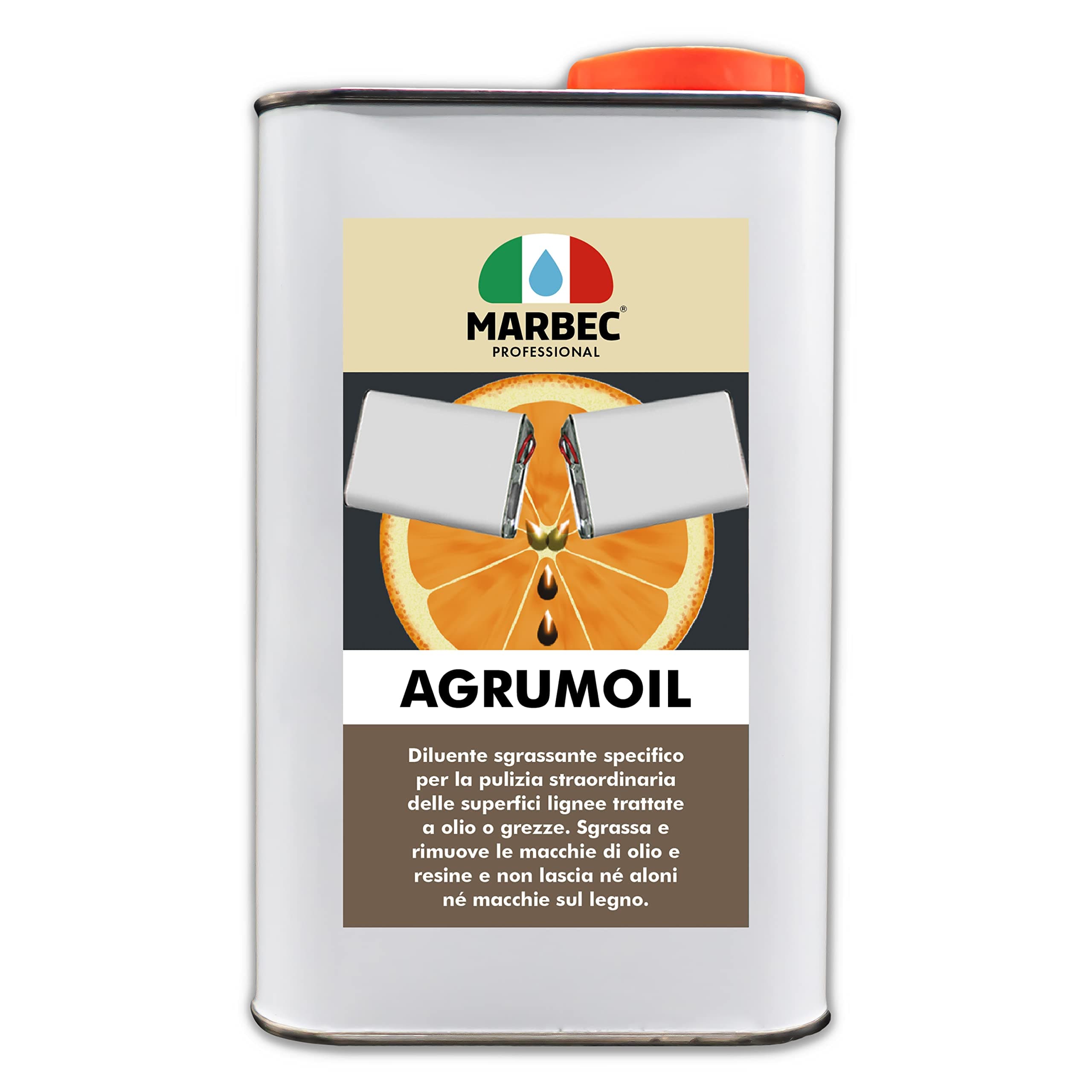 Marbec - AGRUMOIL 1LT | Degreasing Diluent with d-limonene for Wood