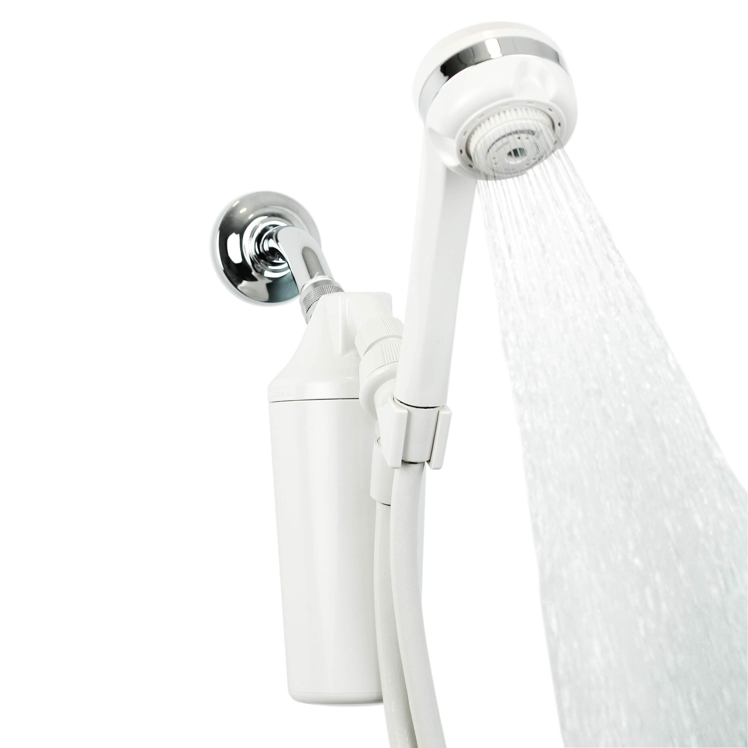 Aquasana AQ-4105 Showerhead Filter System with Handheld Wand, White