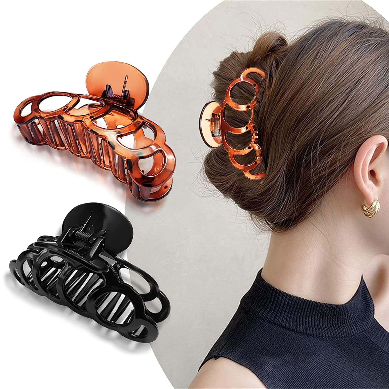 Hair Accessories 2 Pc Clips For Hair Clutures For Hairs For Women Fancy Korean Hair Clips Claw Clip Large Women Hair Accessories Butterfly Clips For Women Hair Clips For Women Combo