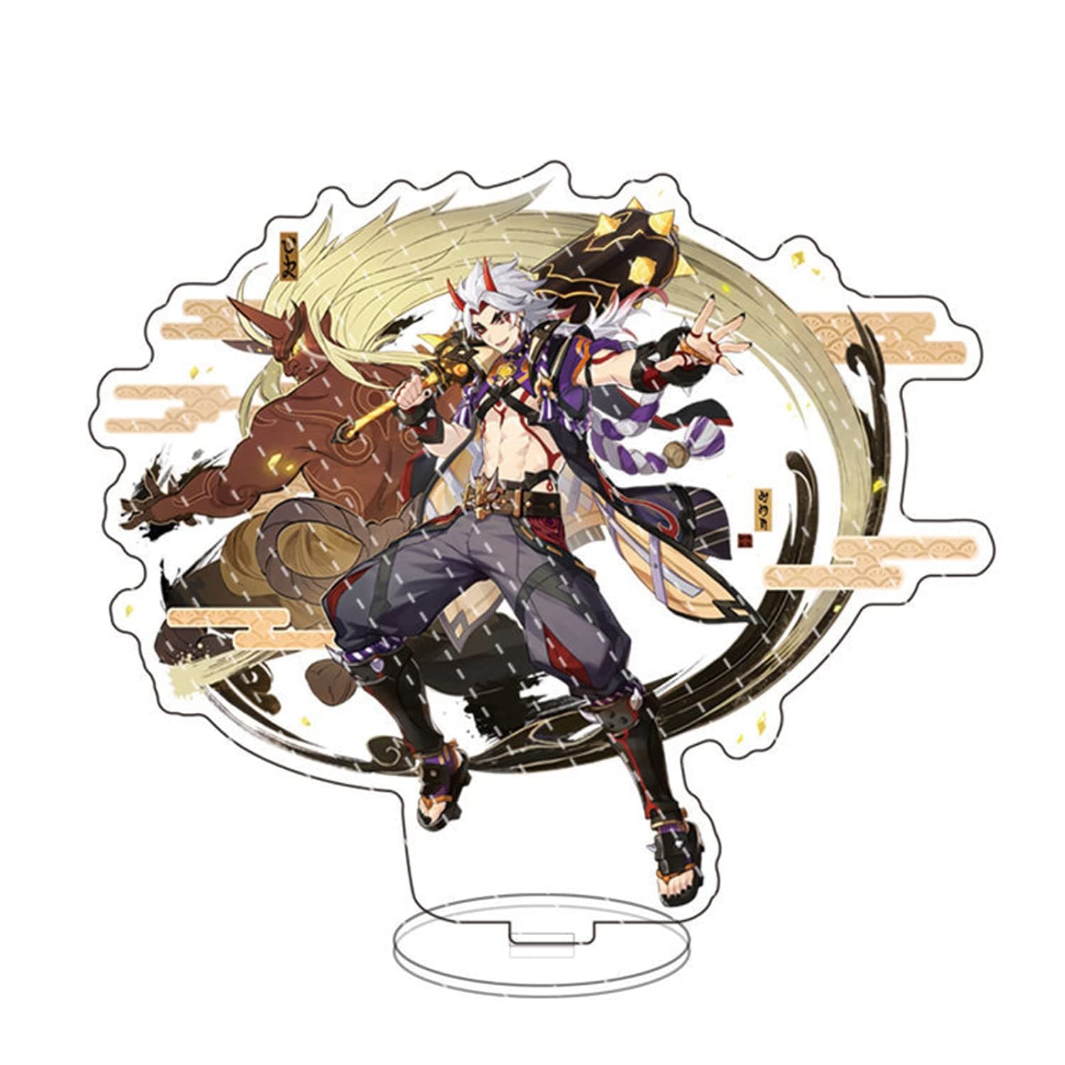 RainteamGenshin Impact Acrylic Stand Figure Standee Character Decorations (Arataki Itto)