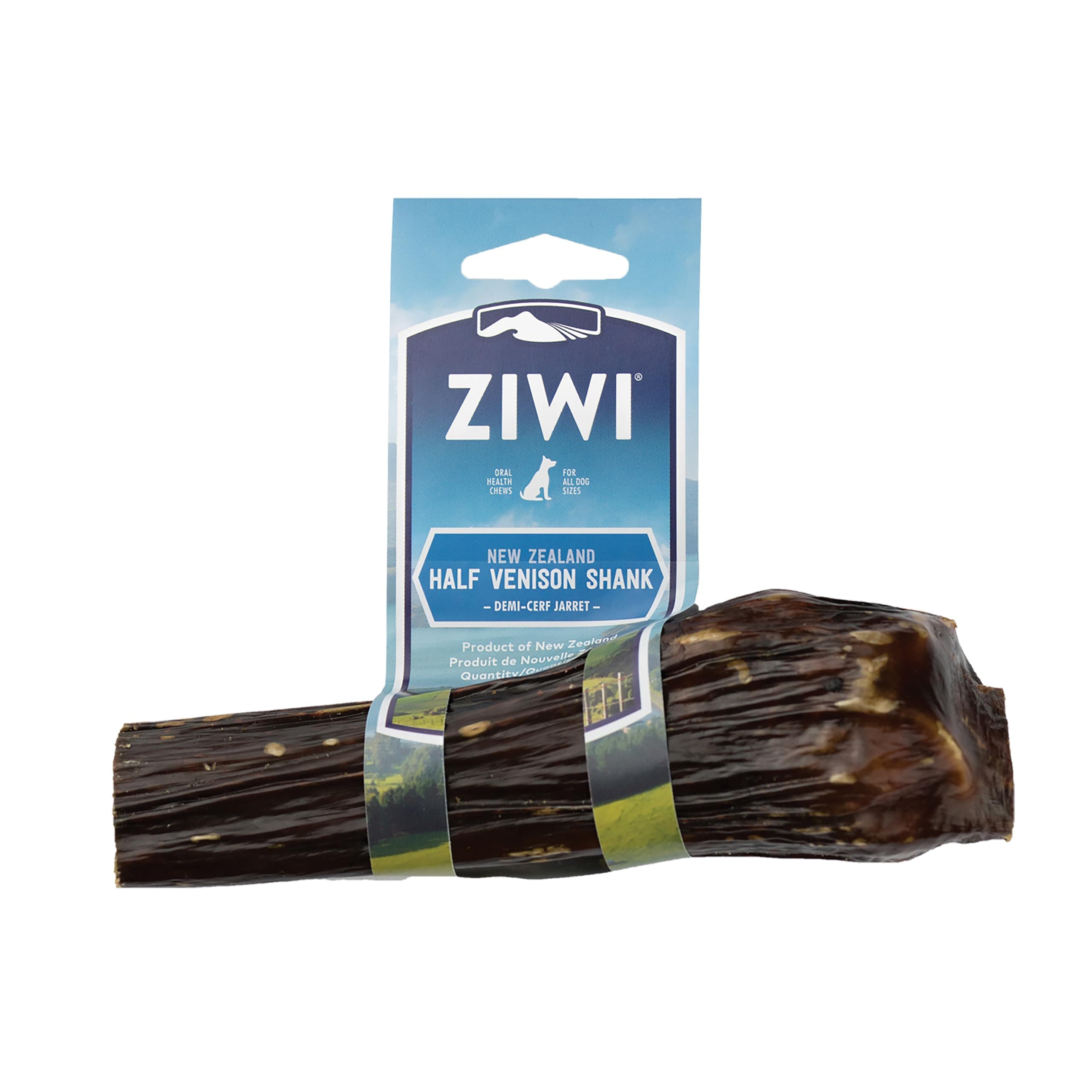Ziwi Peak Deer Shank Dog Bone Treat Half