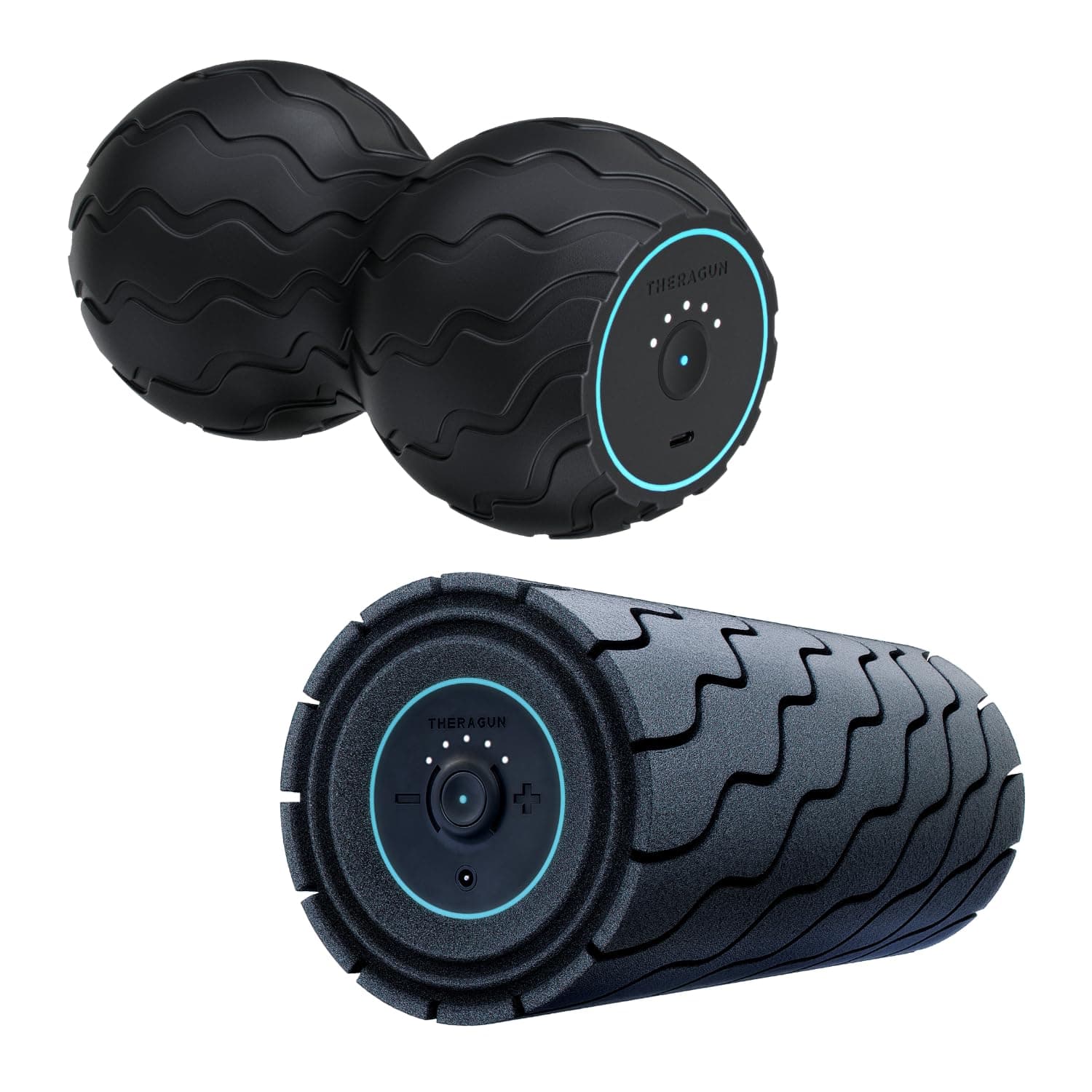 Wave Duo and Roller Bundle | Low-Back & Full-Body Vibrating Foam Rollers