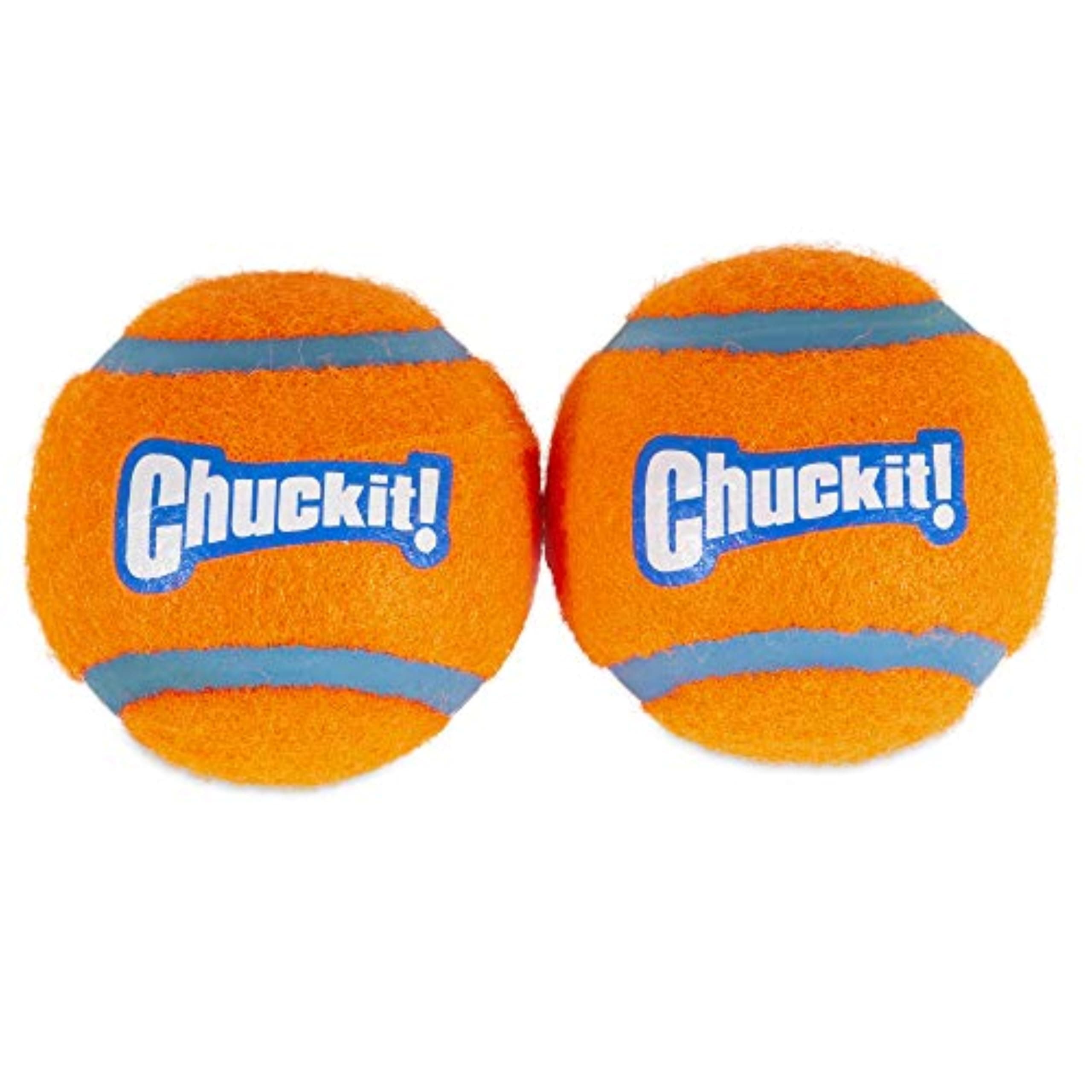 Dog Tennis Ball Dog Toy, Large (3 Inch Diameter) for dogs 60-100 lbs, Pack of 2