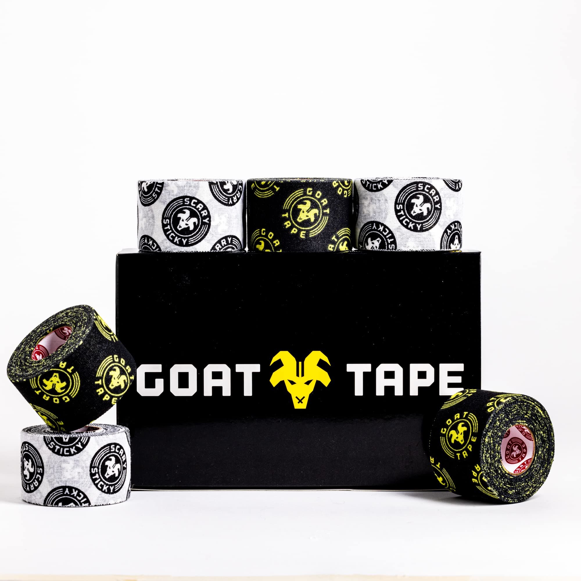 Goat Tape Scary Sticky Premium Athletic Tape | Weightlifting Tape | Thumb Tape for Hook Grip – Sticks with You Through The Toughest Fitness Workouts and Lifts