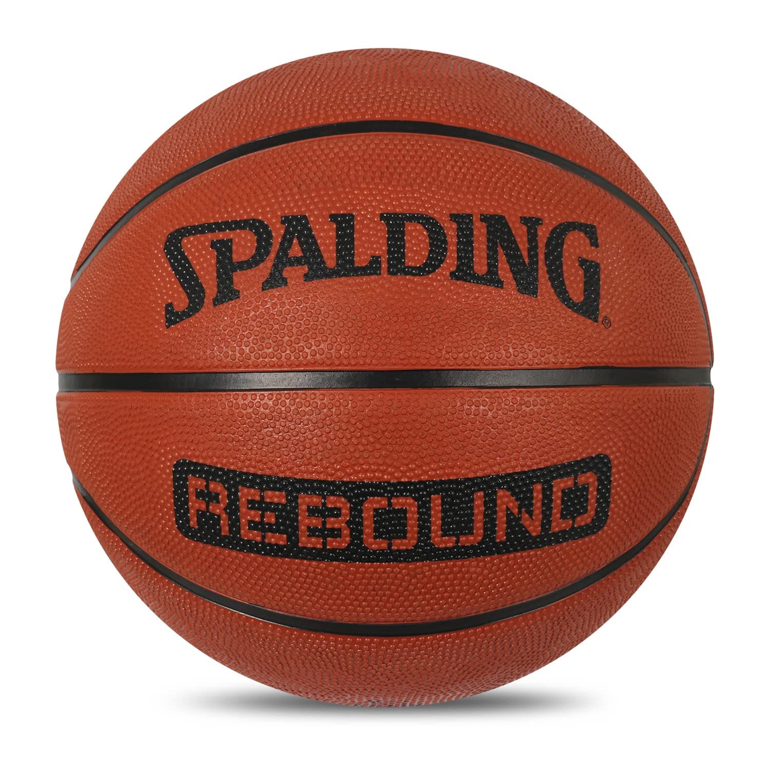 8 Panel Rebound Rubber Moulded Indoor/Outdoor Basketball with Butyl Bladder, Suitable for Practice/Match/Training + Free Air Needle