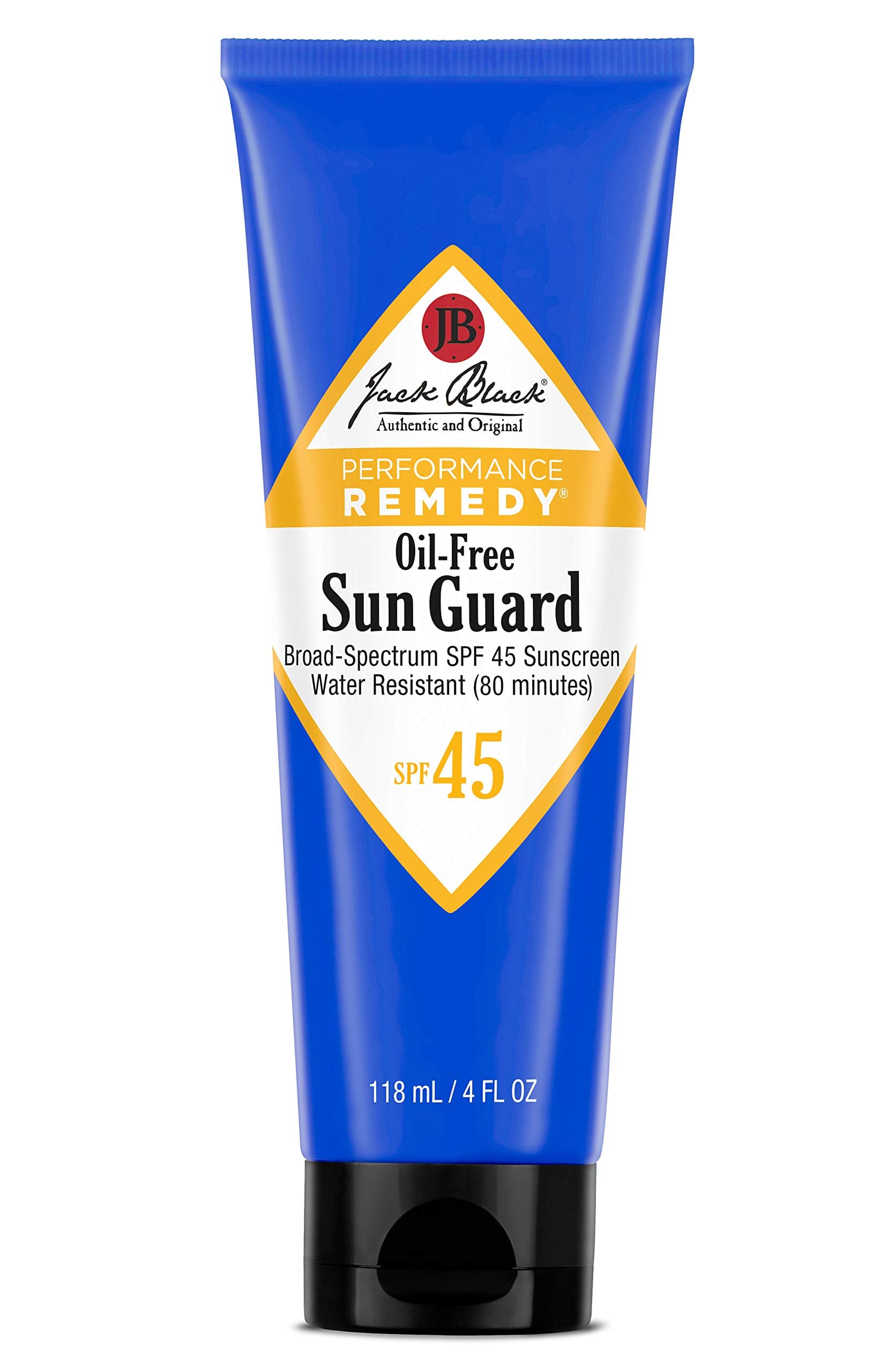 Jack Black, Oil-Free Sun Guard SPF 45 Sunscreen, 4 Fl Oz