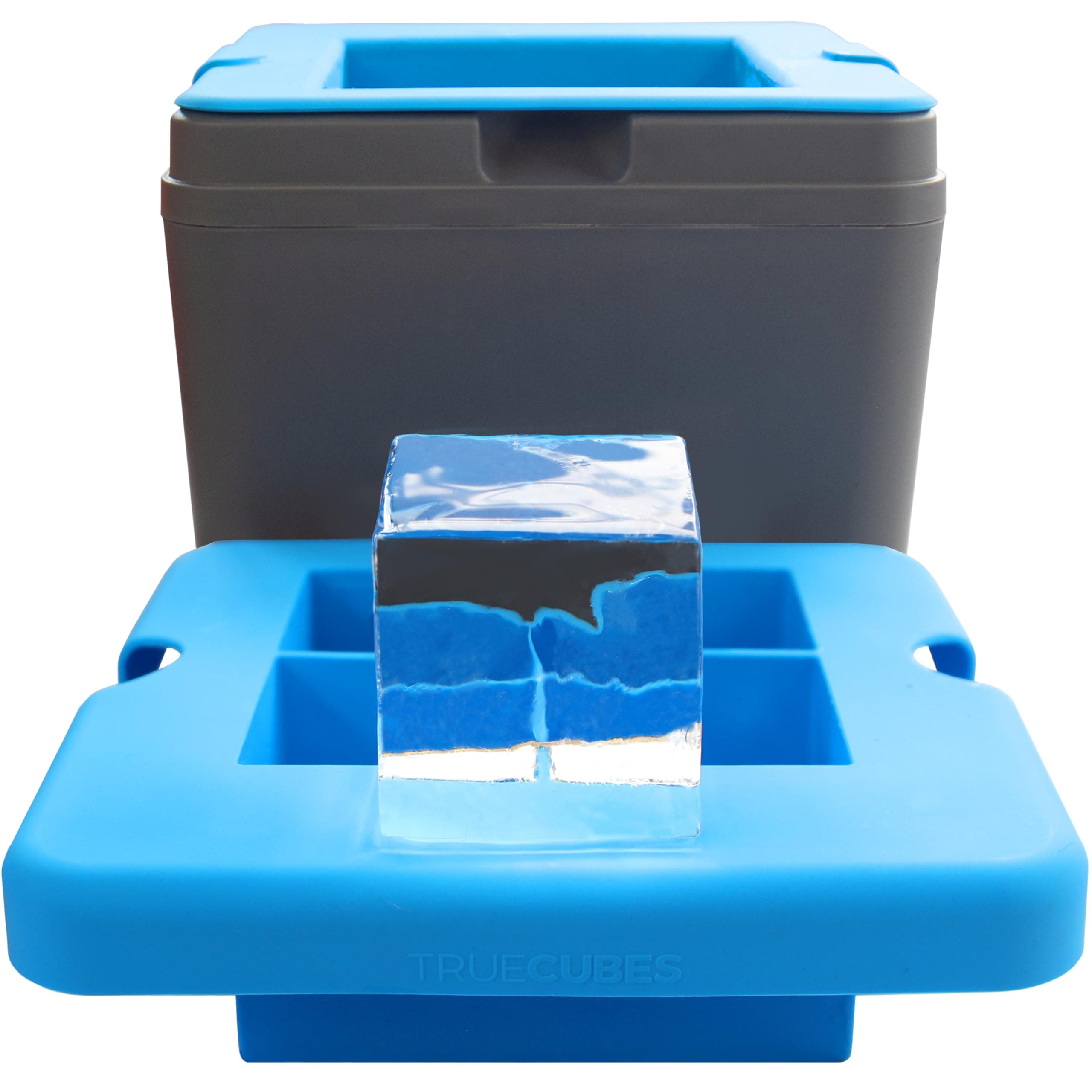 Clear Ice Cube Tray: 4-cube tray