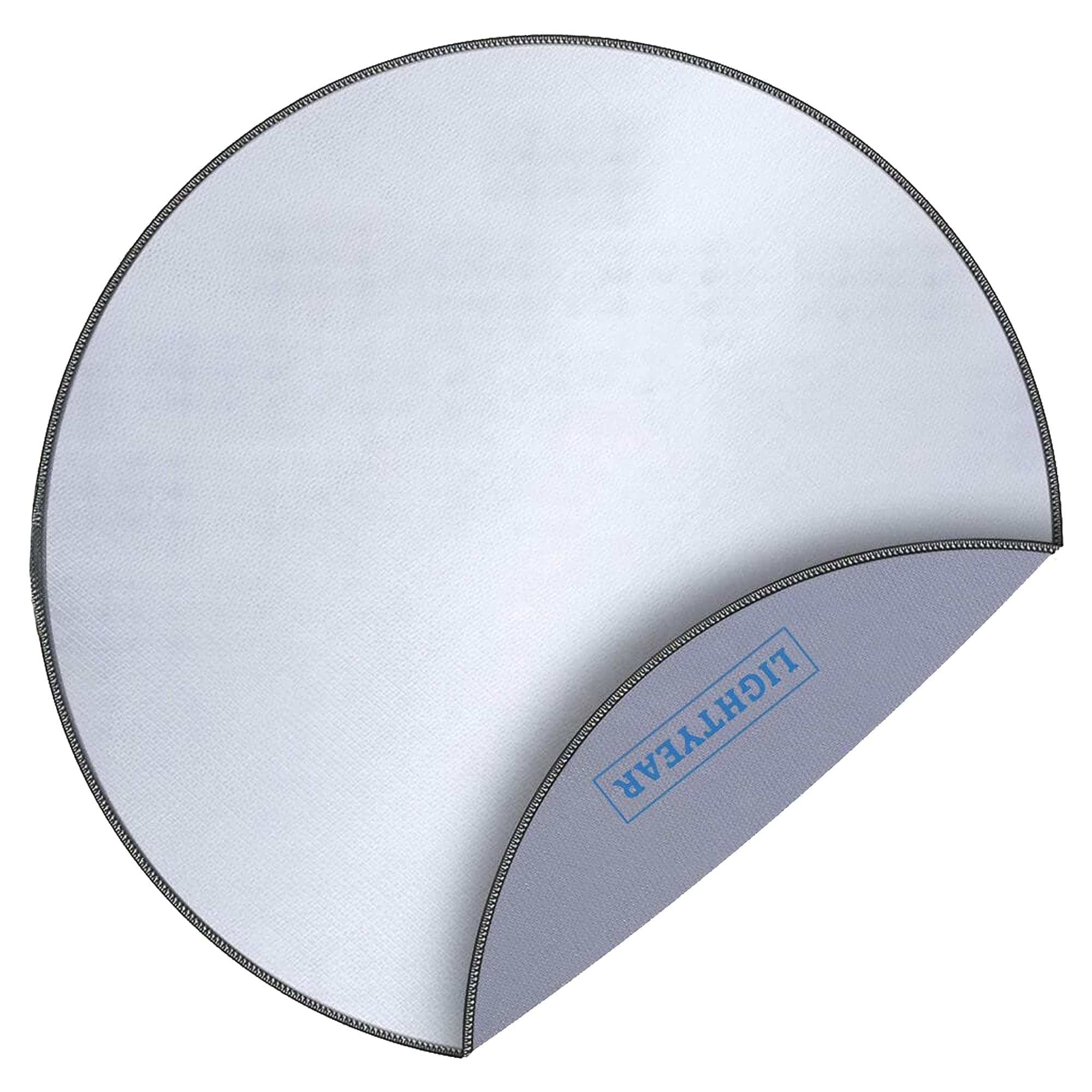 Round Fire Pit Mat Deck Protector 38'', Lightyear Fireproof Heat Deflector Pad BBQ Floor Protective Mat 2 Layers Fire Resistant for Under Outdoor Grill, Deck Defender, Chiminea, Grass, Patio