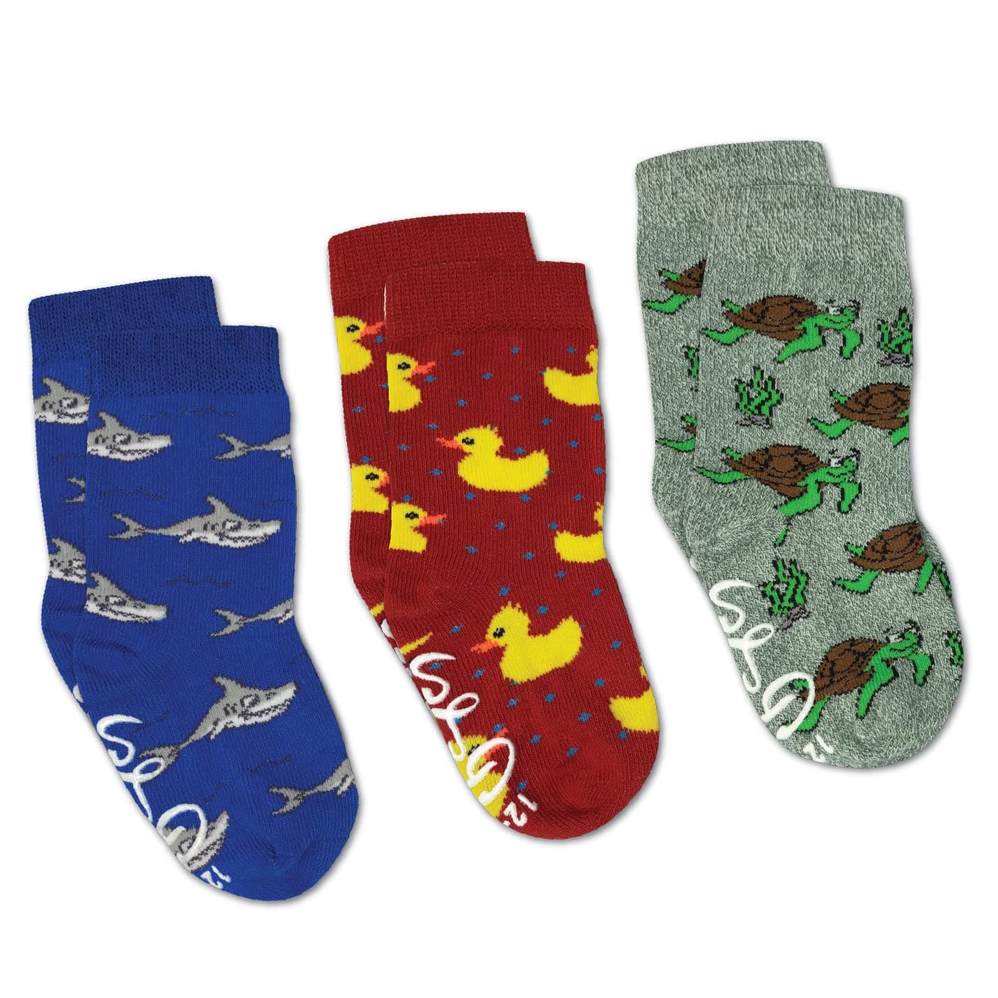 Novelty, Colorful, Fun Kids Socks, 3-Pack, Ages 0-10 Year