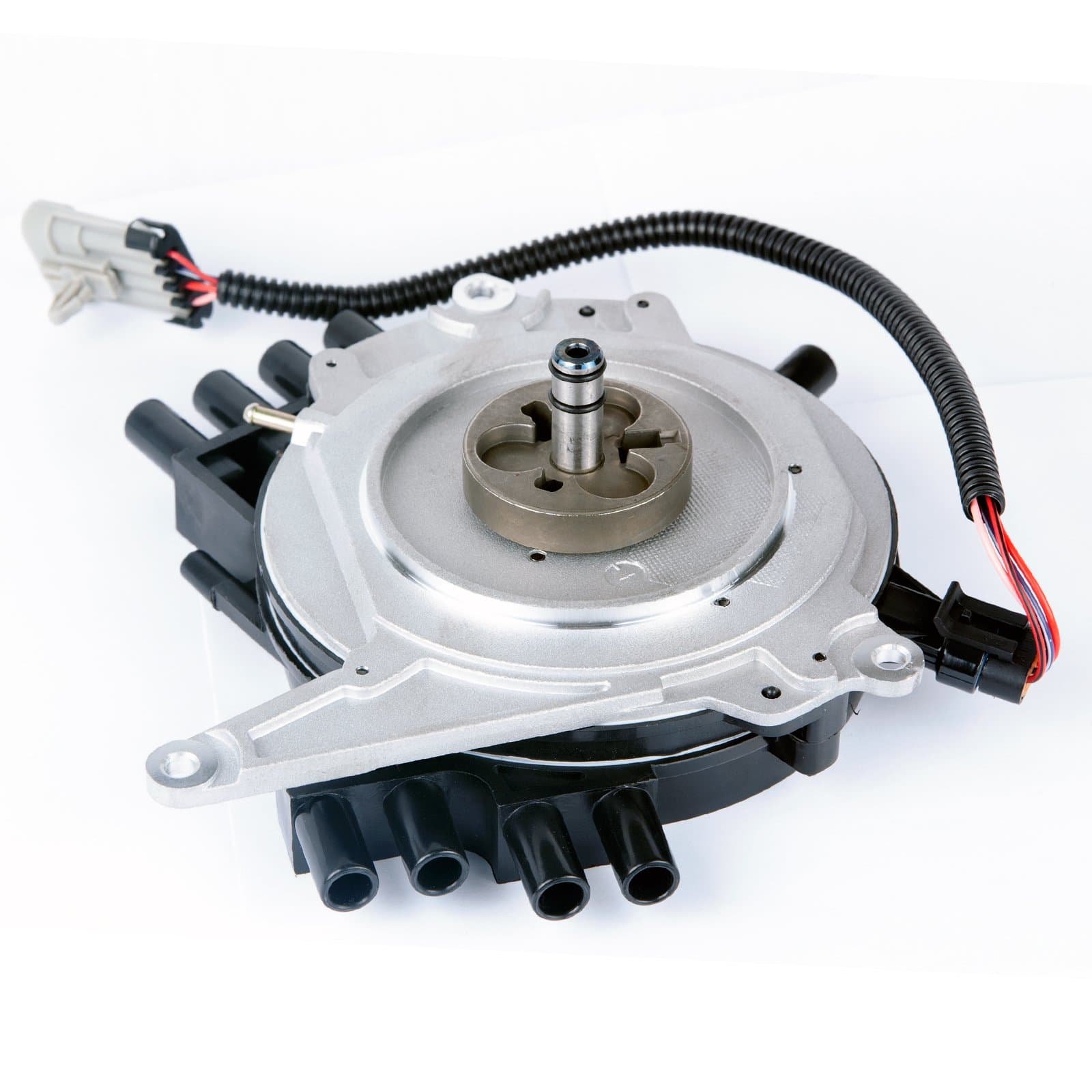 Ignition Distributor with Cap & Rotor Compatible with Optispark LT1 Chevy Camaro Caprice Corvette Buick Roadmaster Pontiac Firebird V8 5.7L Replacement for 1104032 KA-GM8381 DST109