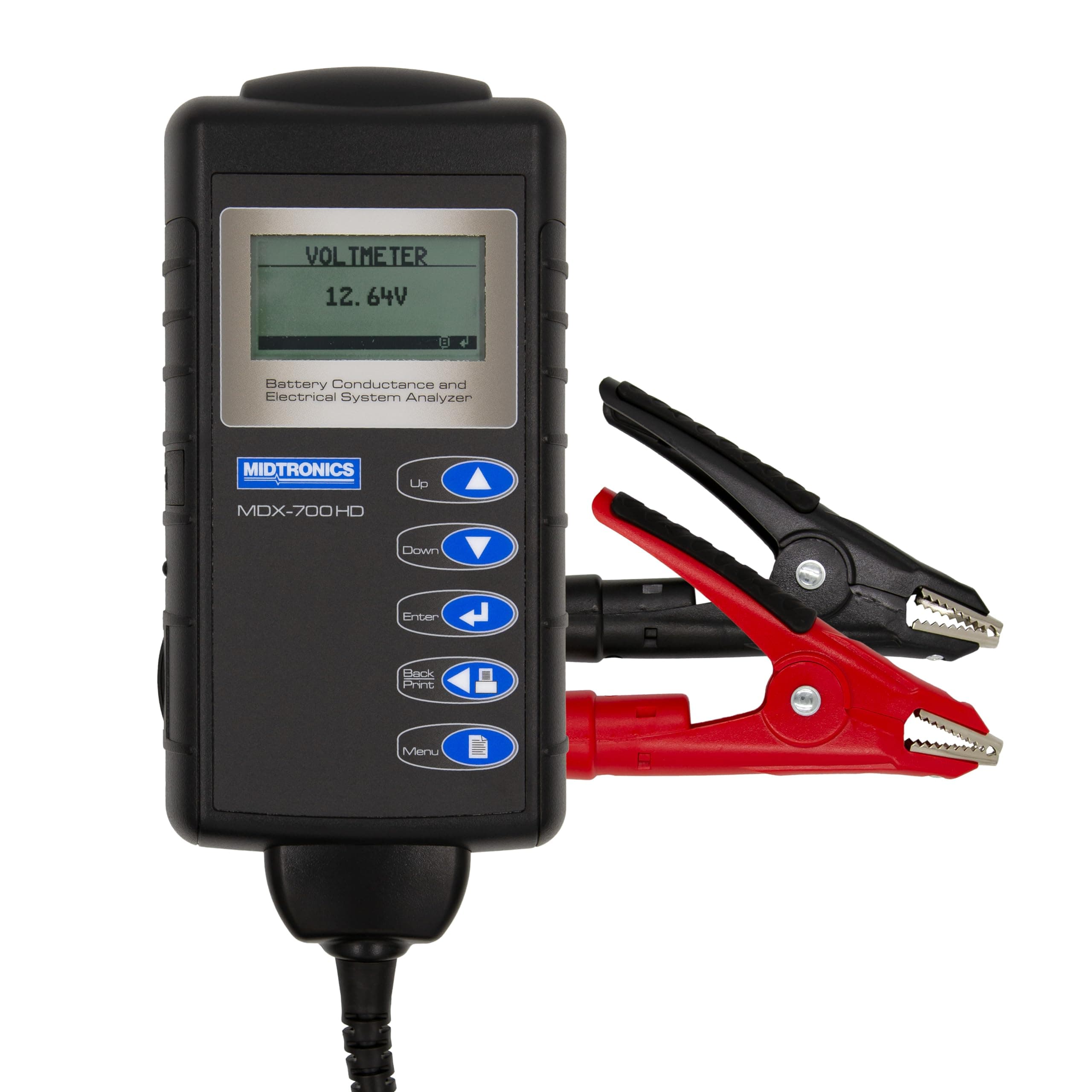 Midtronics MDX 700 HD - 6V & 12V Heavy-Duty Battery & Electrical System Analyzer - Pack Testing for 12V to 24V Fleet Applications - Up to 2000 CCA