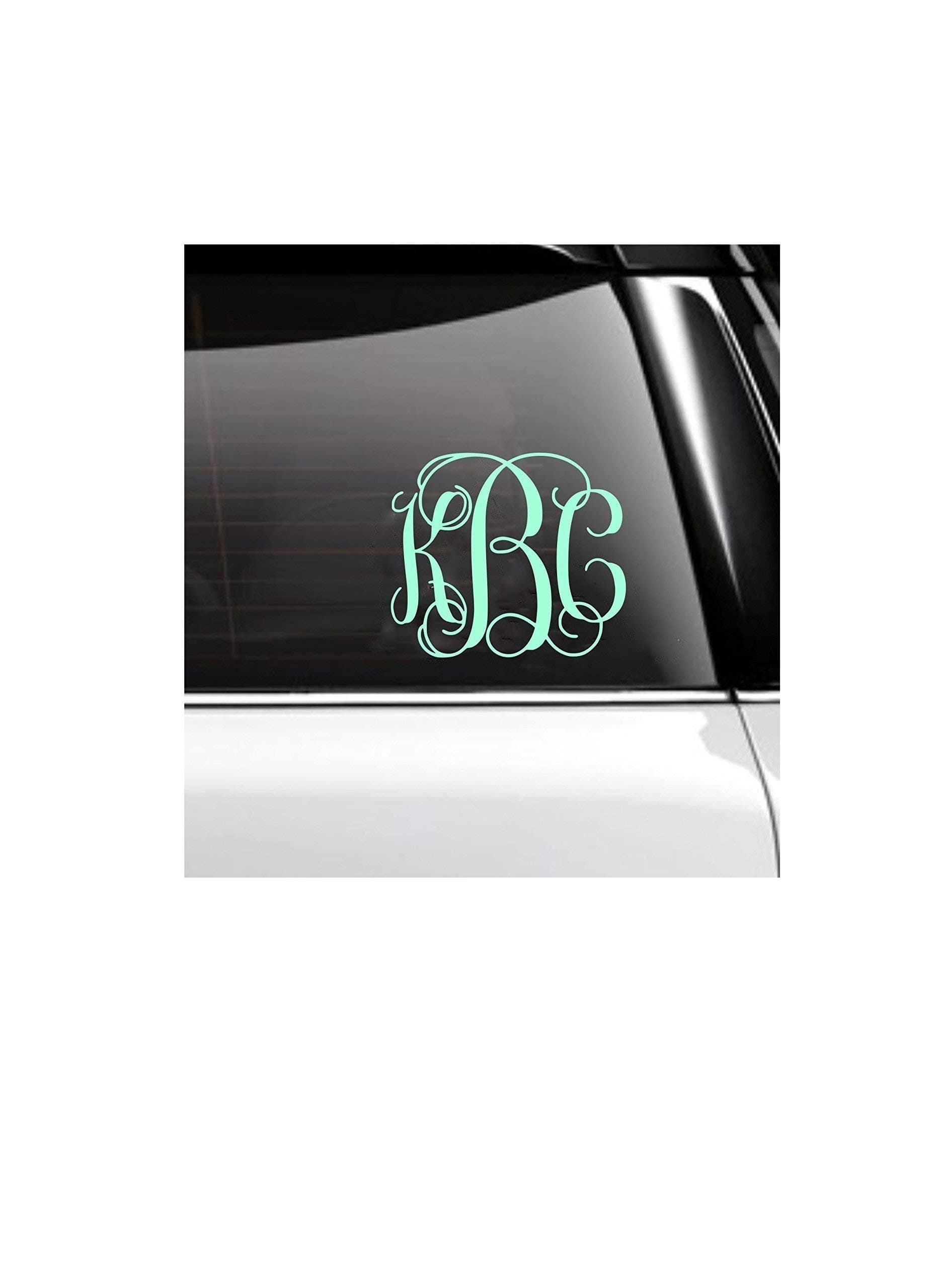 Vine Monogram Decal for Car or Tumbler