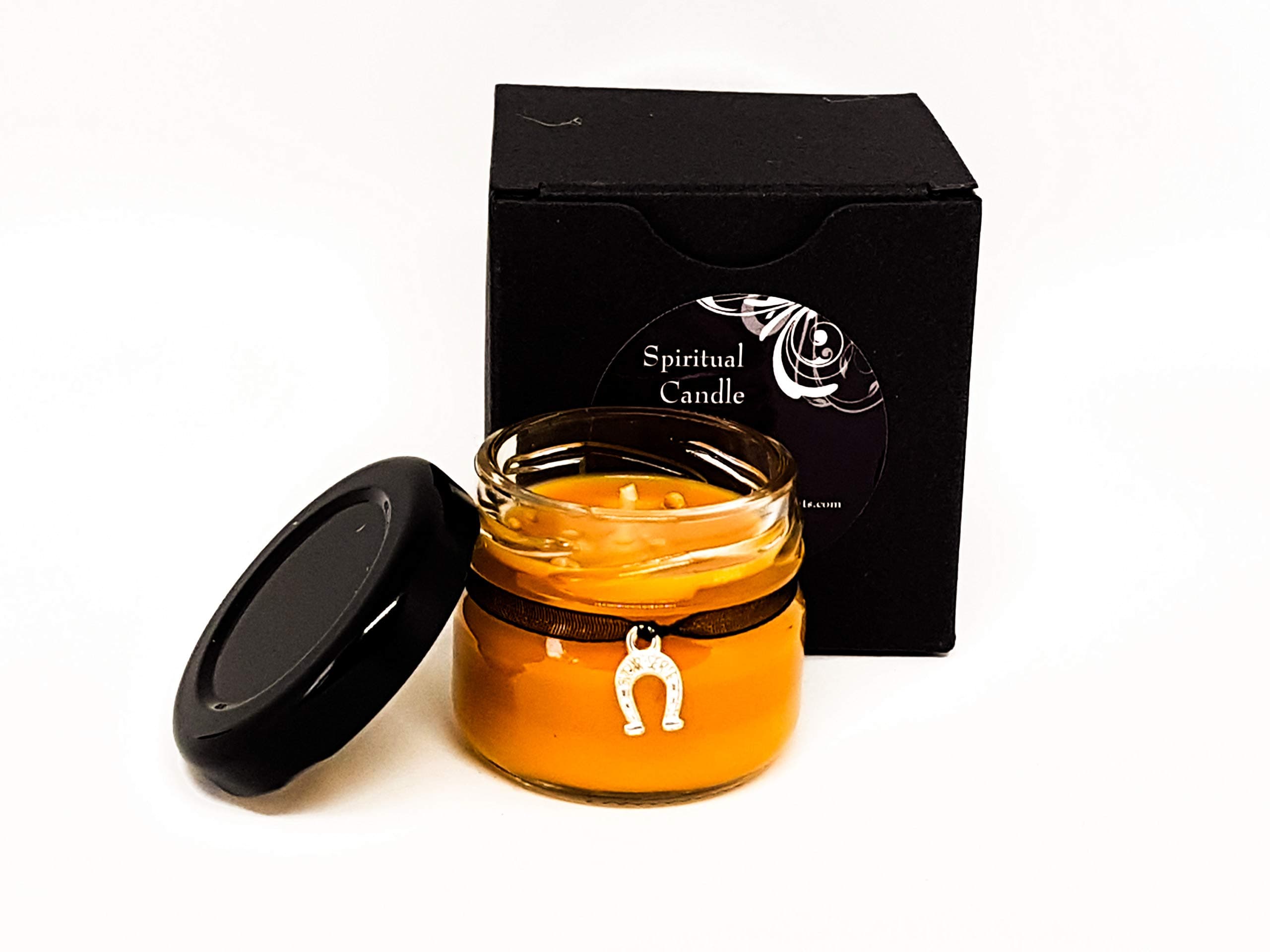 Spell candle Good luck mini, vegan friendly meditation candle, witchcraft candle