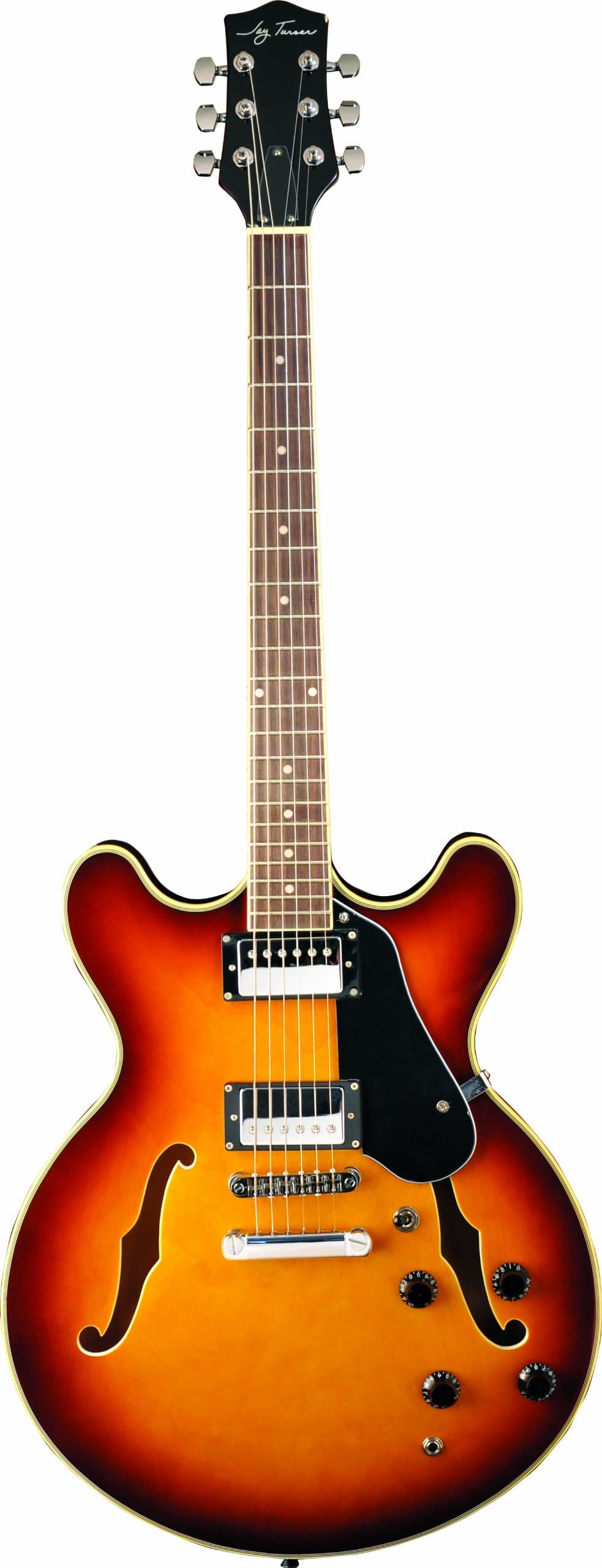 Jazz Guitars Jt-133-tsb Semi Hollow-body Electric Guitar, Tobacco Sunburst