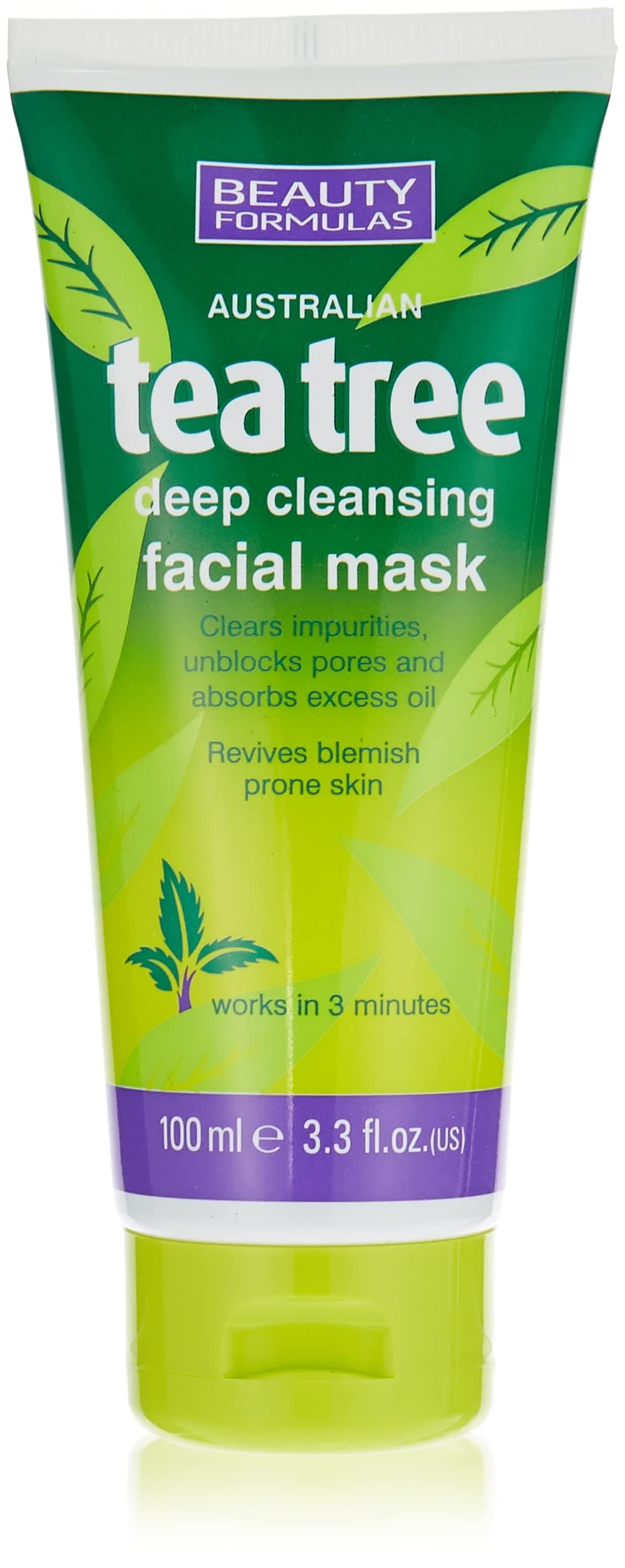 Beauty Formulas Australian Tea Tree Deep Cleansing Facial Mask