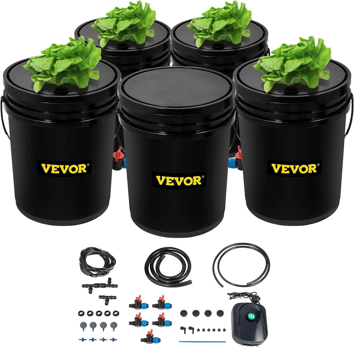 DWC System 5 Gallon 5 Buckets