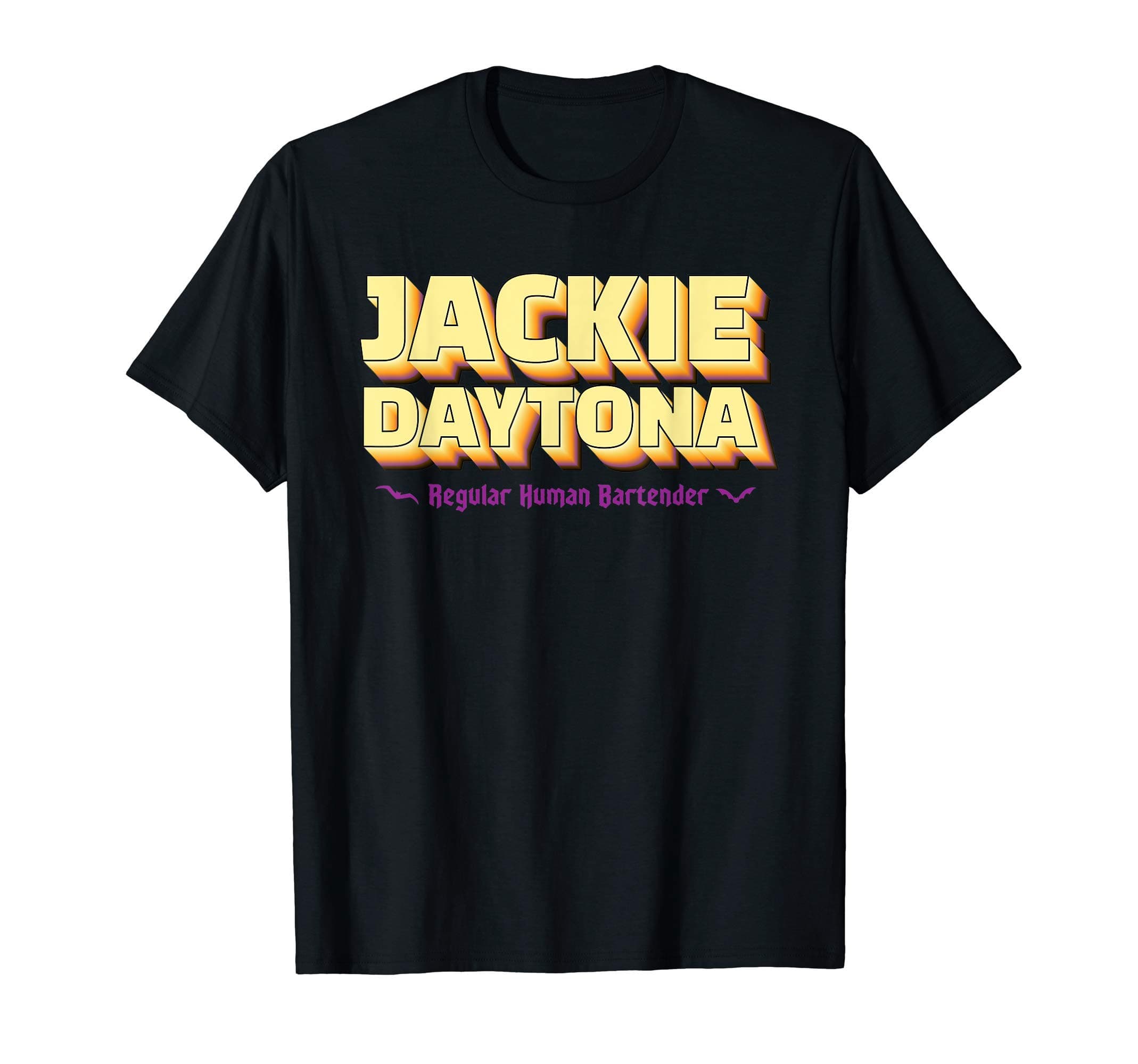 Jackie Daytona Regular Human Bartender Retro Design T-Shirt