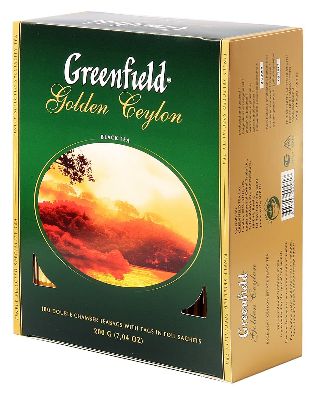 Tea, Golden Ceylon, 100 Count