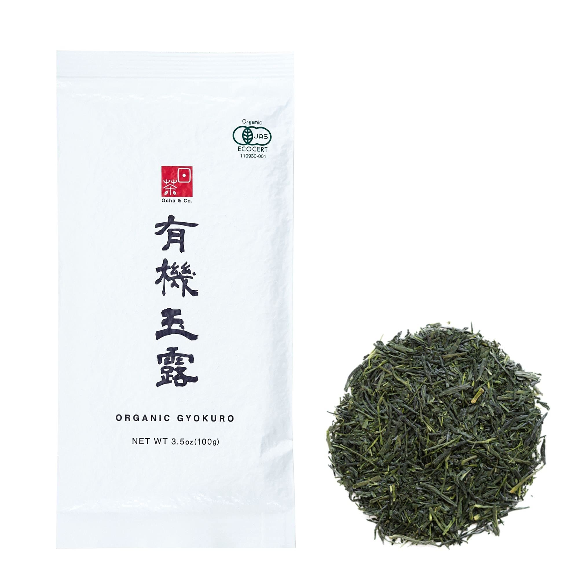 & Co. Organic Gyokuro – Shade Grown Japanese Loose Leaf – Smooth Umami-Rich Aromatic Organic green tea from Japan, 100g/3.5oz.