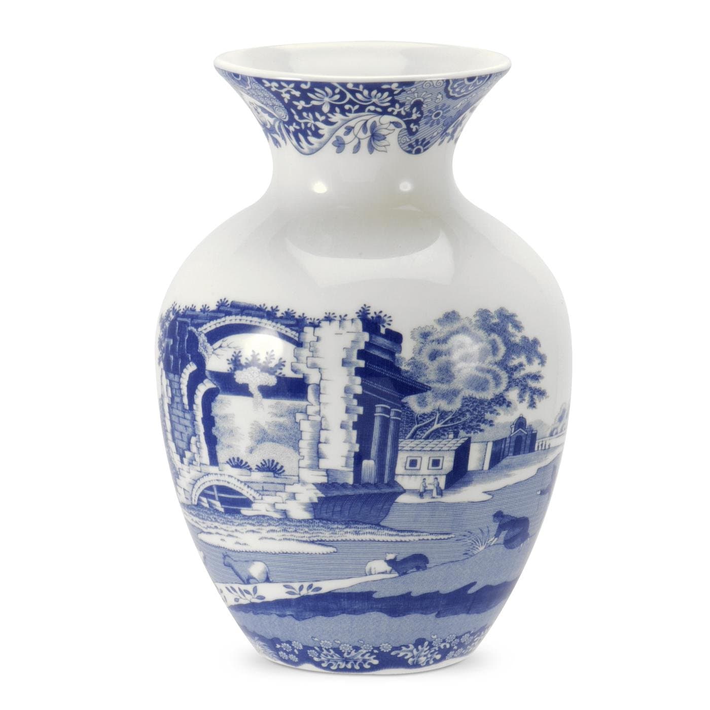 Portmeirion Home & Gifts Vase, Blue & White