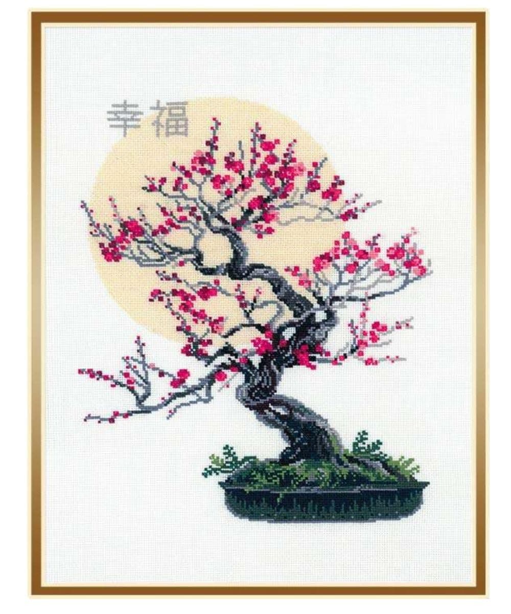Riolis Cross Stitch Kit - 1036 - Bonsai Wish of Well Being