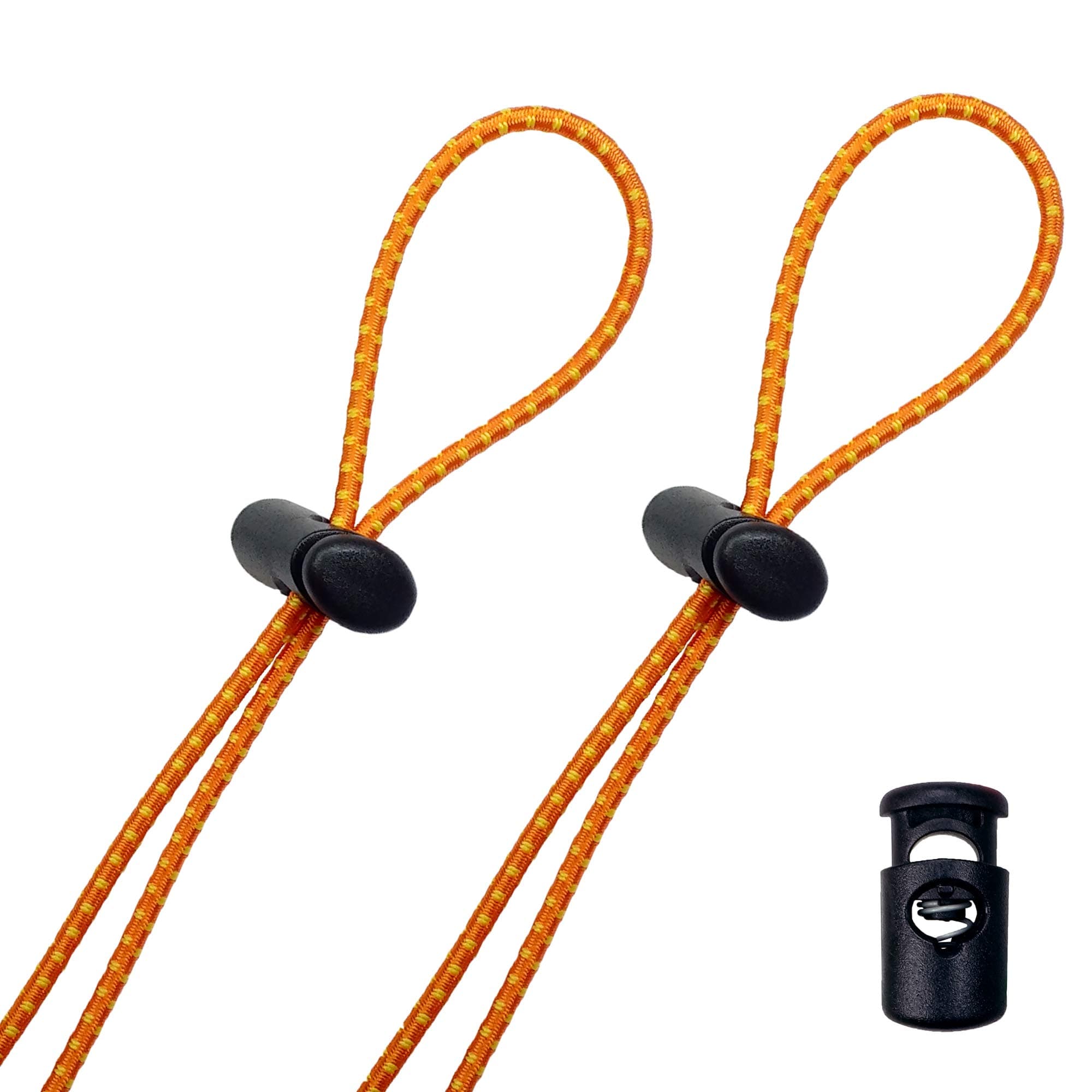 Flow Goggle Strap Kit (2-Pack) - Replacement Bungee Cord Straps for Swim Goggles