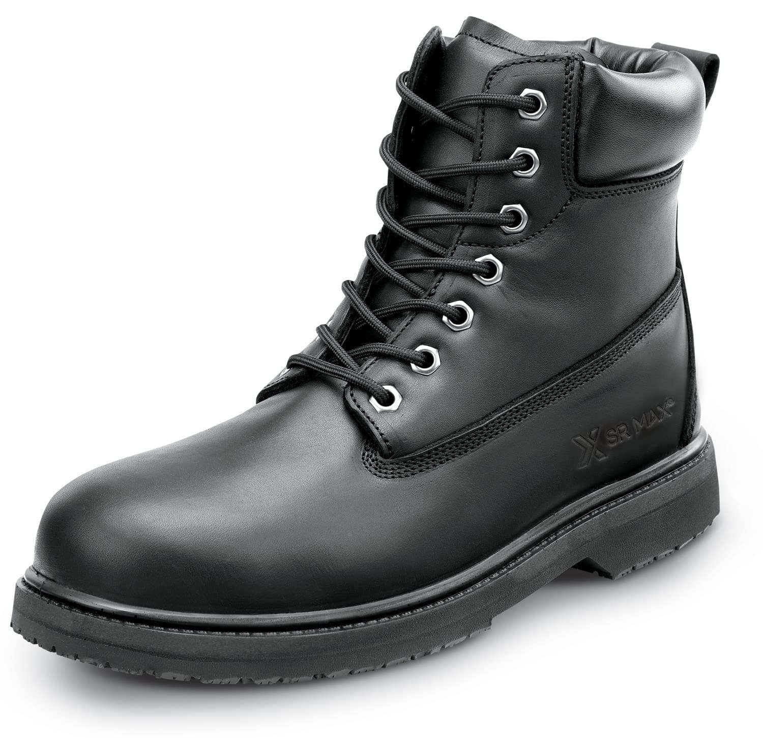 SR MaxWashington, Men's, Black, 6 Inch, Steel Toe, EH, MaxTrax Slip Resistant, Work Boot