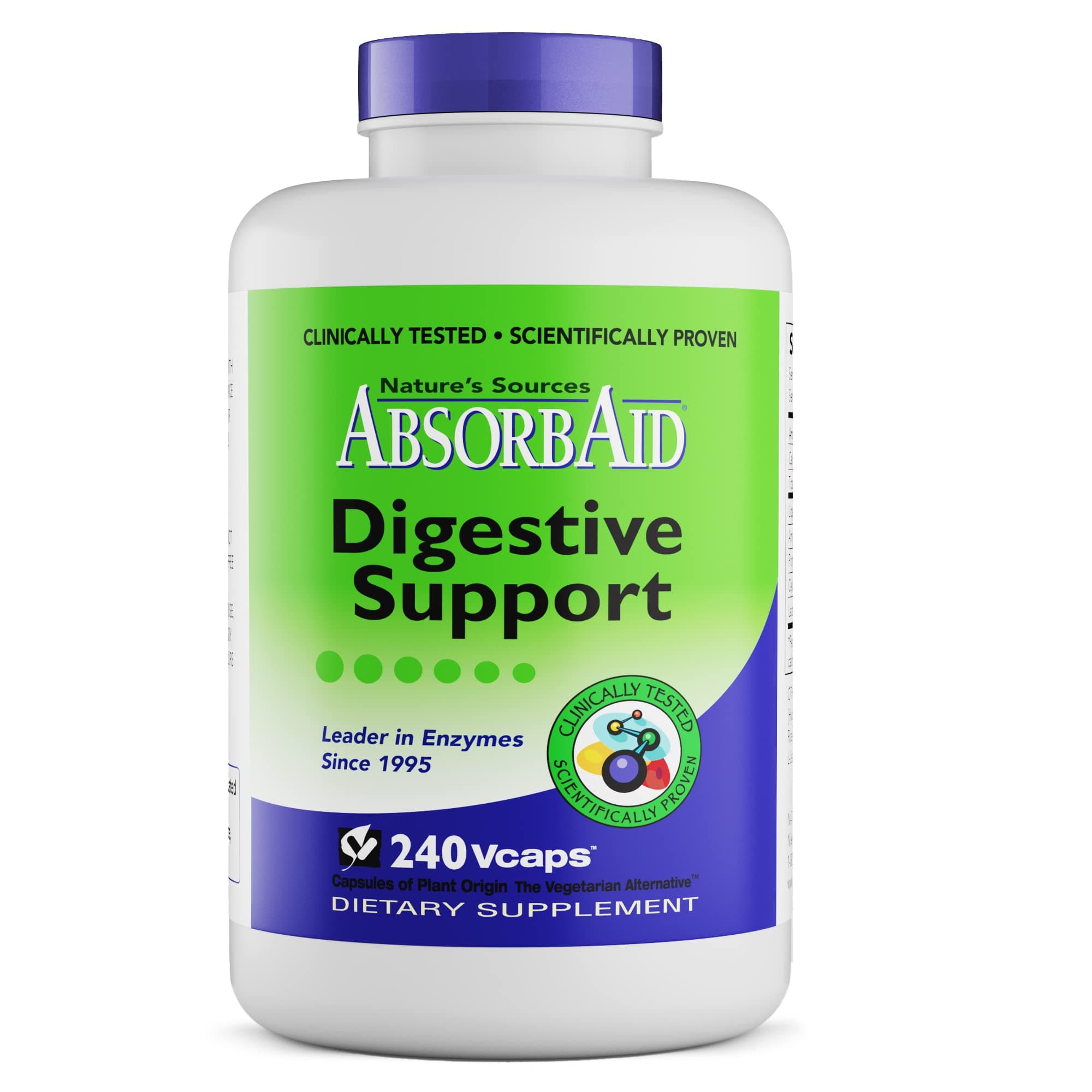 Pack of 1 x AbsorbAid Digestive Support - 240 Vcaps