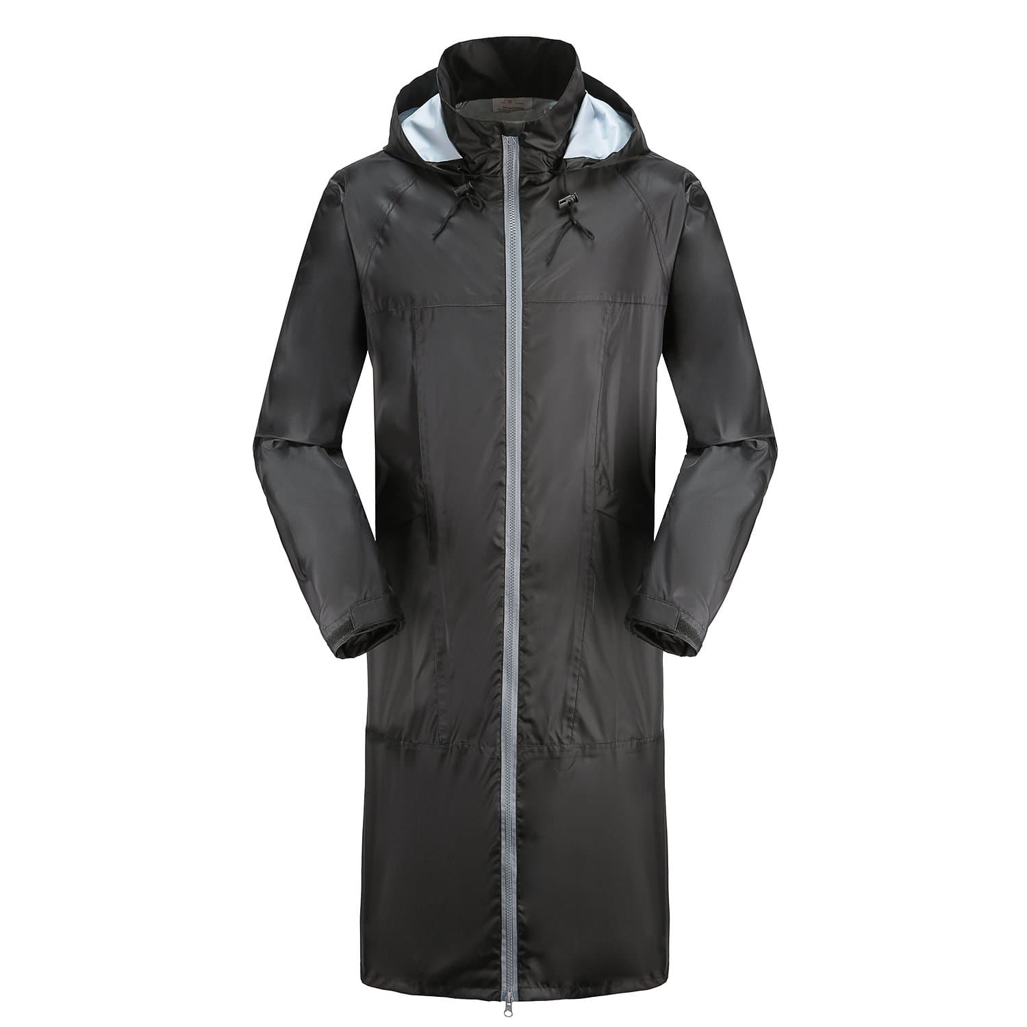 Rainfun Raincoat Casual Rain Jacket Lightweight Windbreaker Water Resistant Hoodie for Men and Women