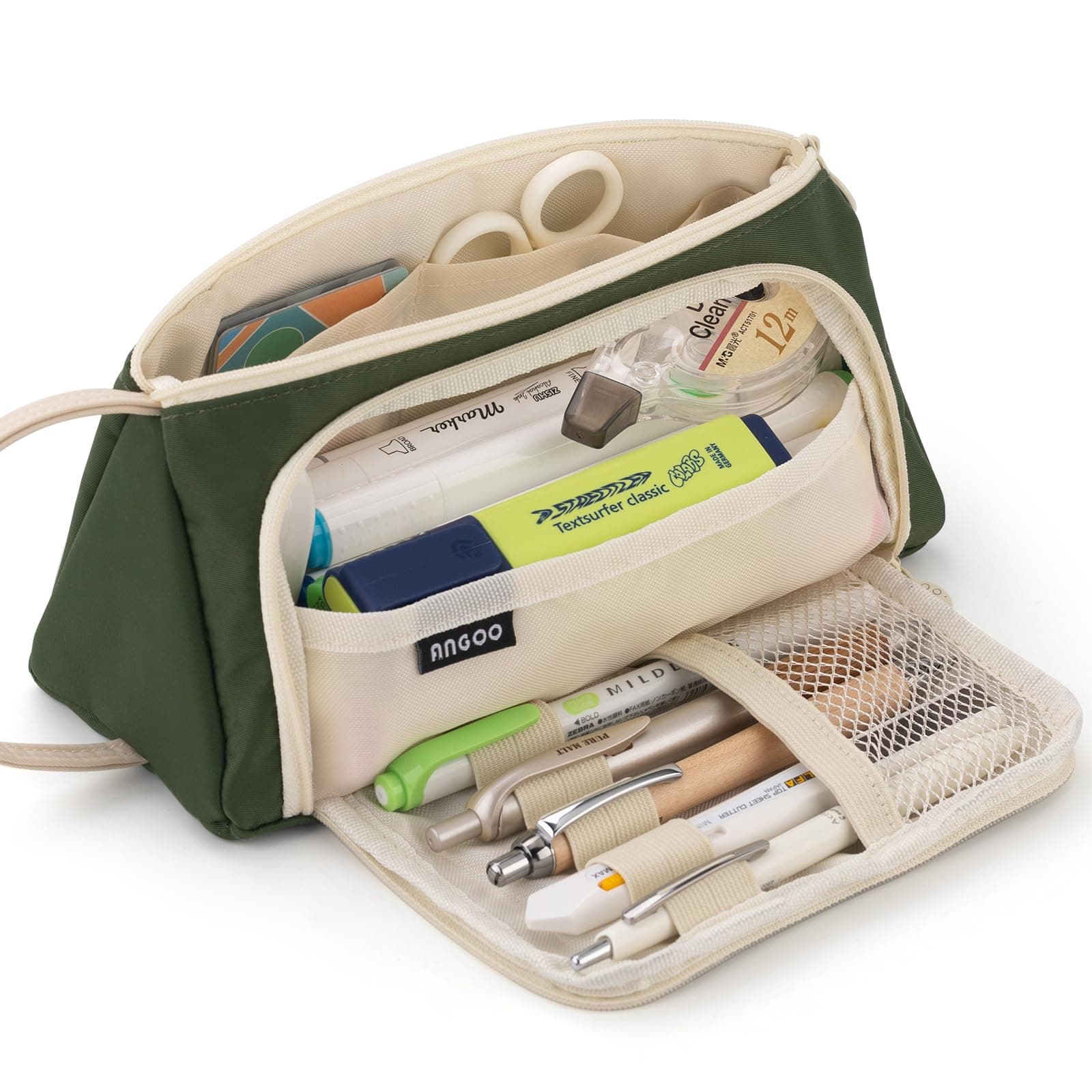 EASTHILL Big Capacity Pencil Case Pouch Pen Case Simple Stationery Bag School College Office Organizer for Teens Girls Adults Student