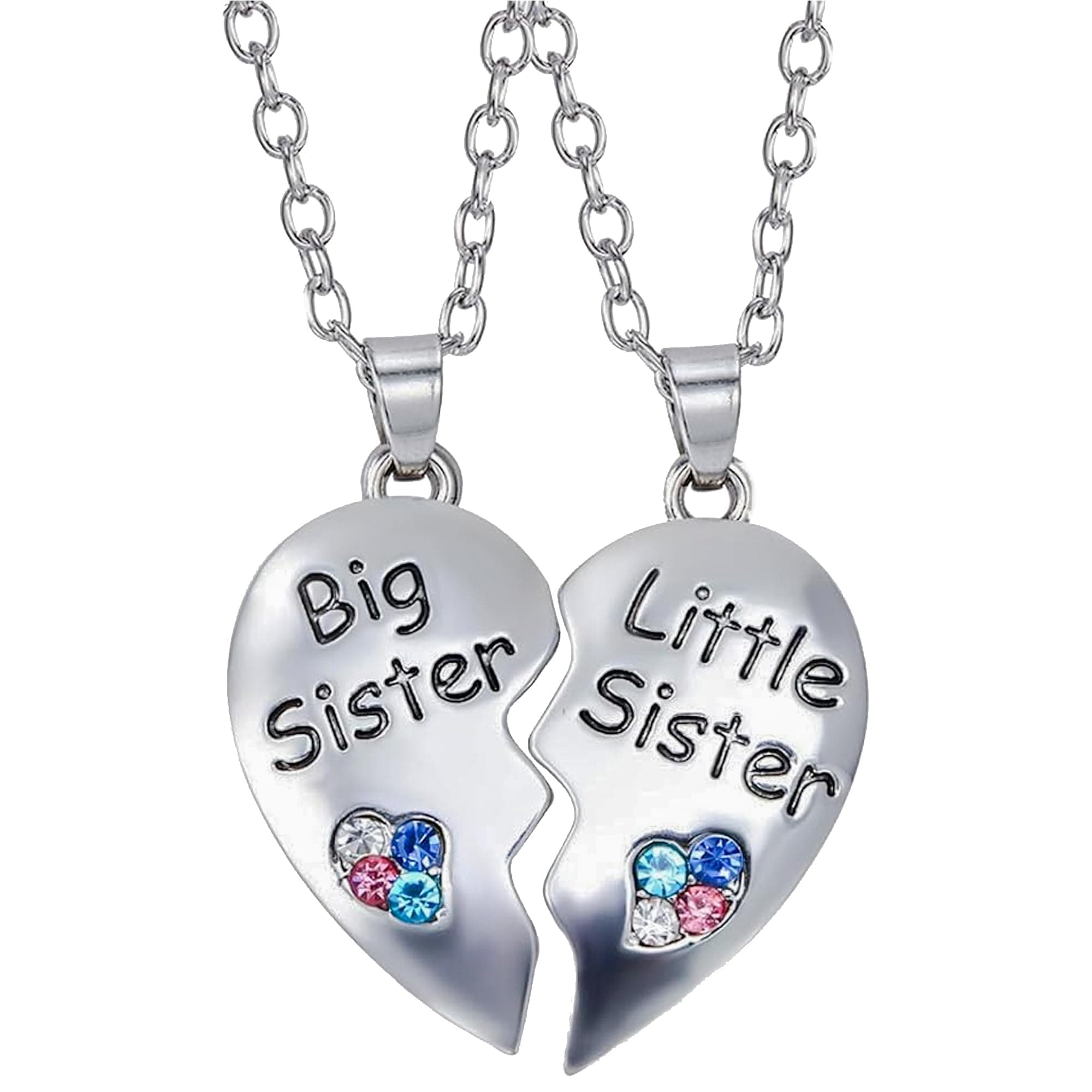 Birthday Gift BFF Necklaces for Girls - Sisters Best Friends Heart Puzzle Pendant - Kid's Best Friendship Gift Jewelry