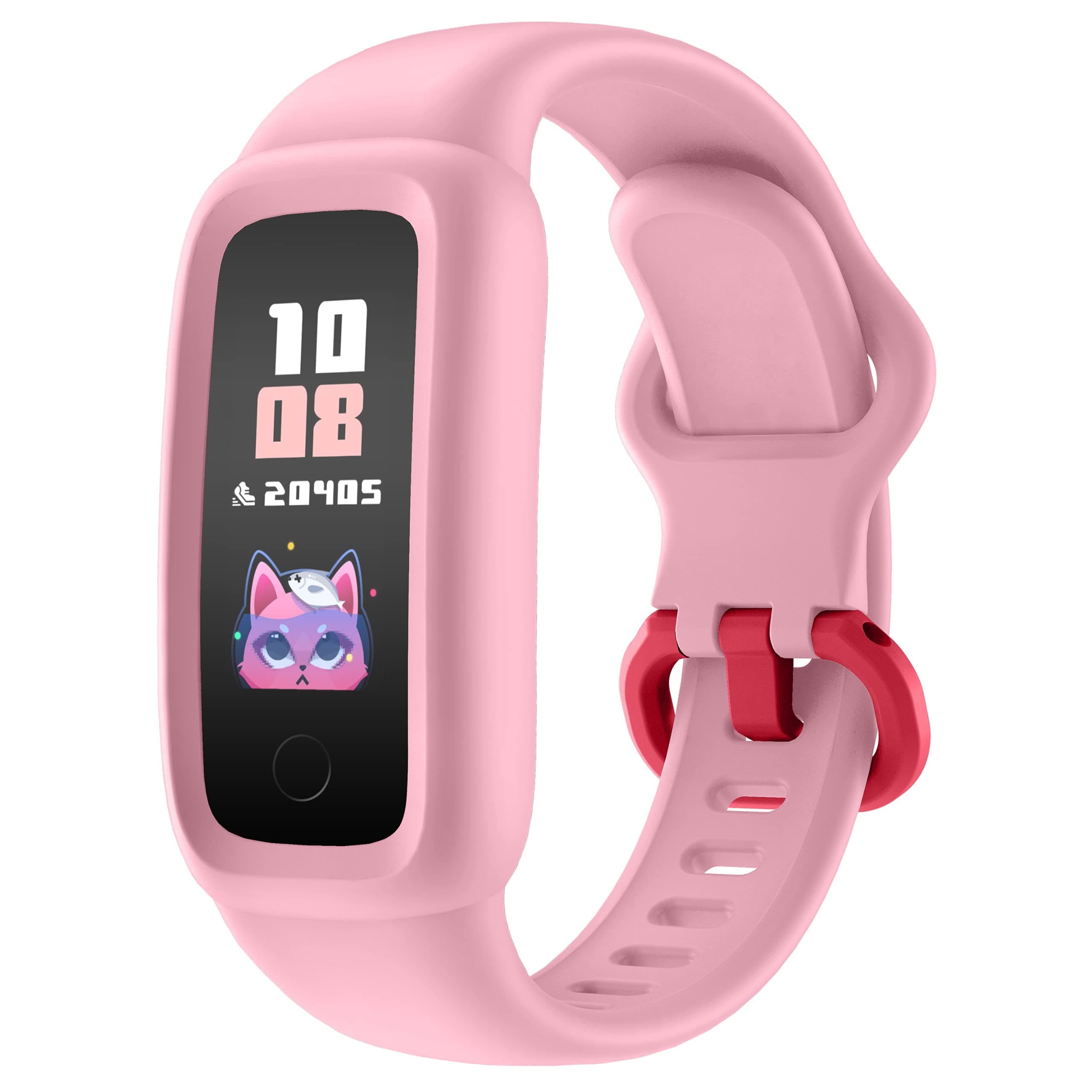 BIGGERFIVE Vigor 2 Kids Fitness Tracker Watch for Girls Boys Ages 5-12, IP68 Waterproof, Activity Tracker, Pedometer, Heart Rate Sleep Monitor, Calorie Step Counter Watch