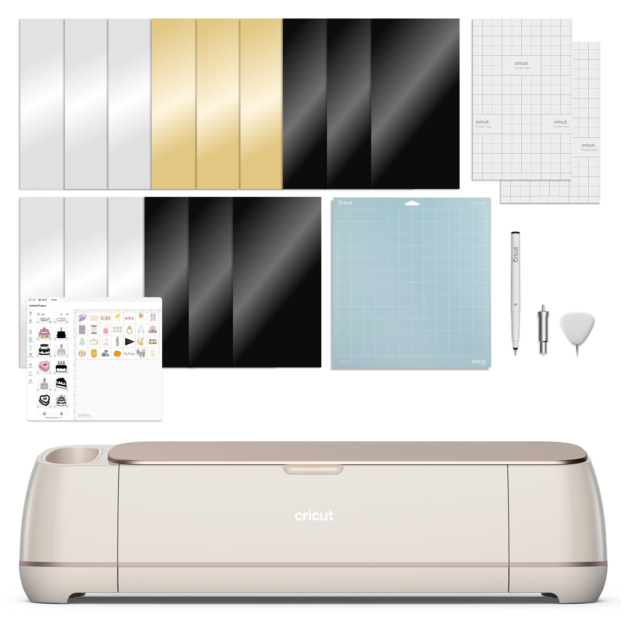 Maker 4 - Smart Cutting Machine (Seashell) | Digital Content Bundle - Includes 30 Images in Design Space App