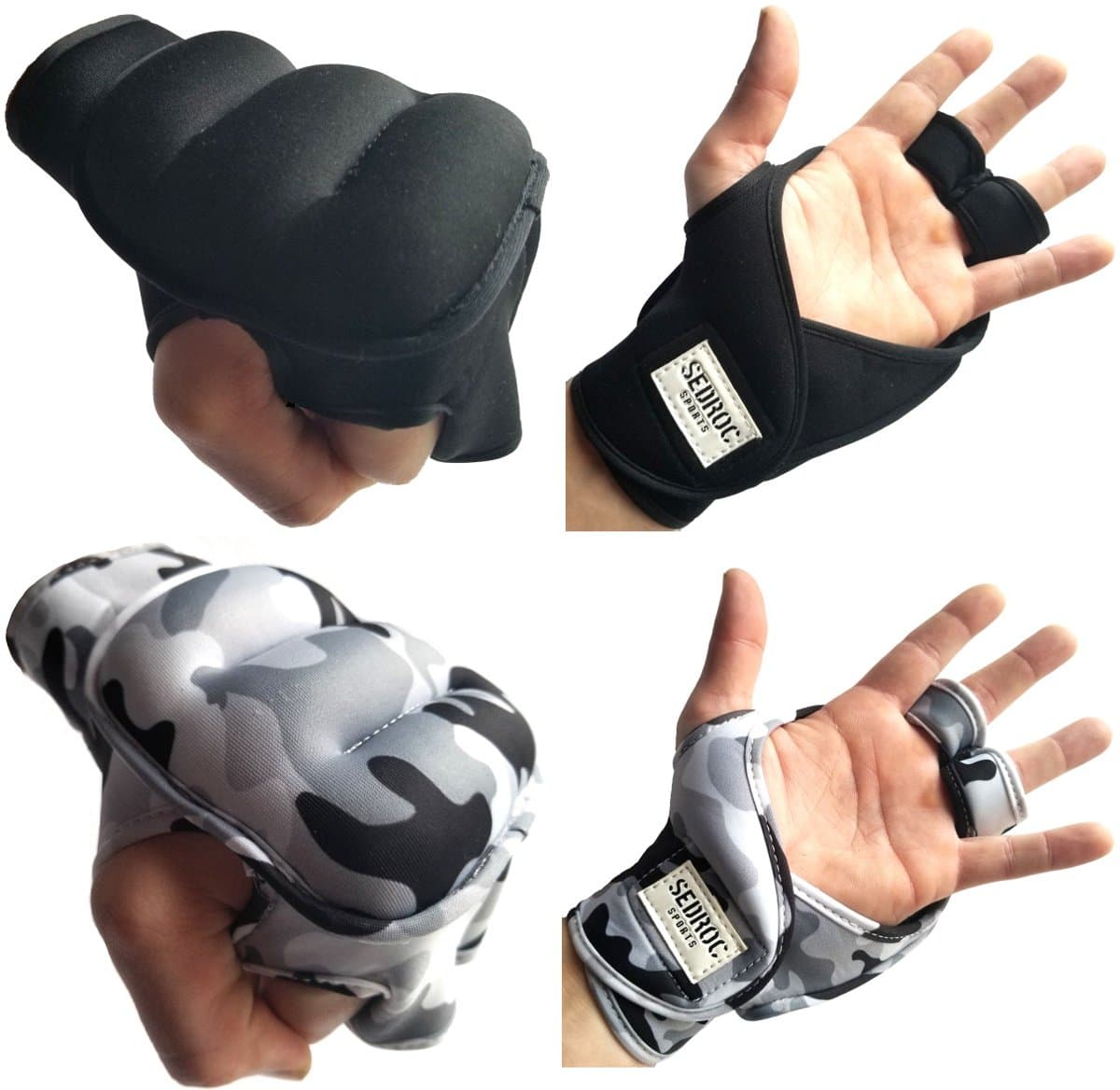 Weighted Workout Gloves Hand Weights Boxing Fitness