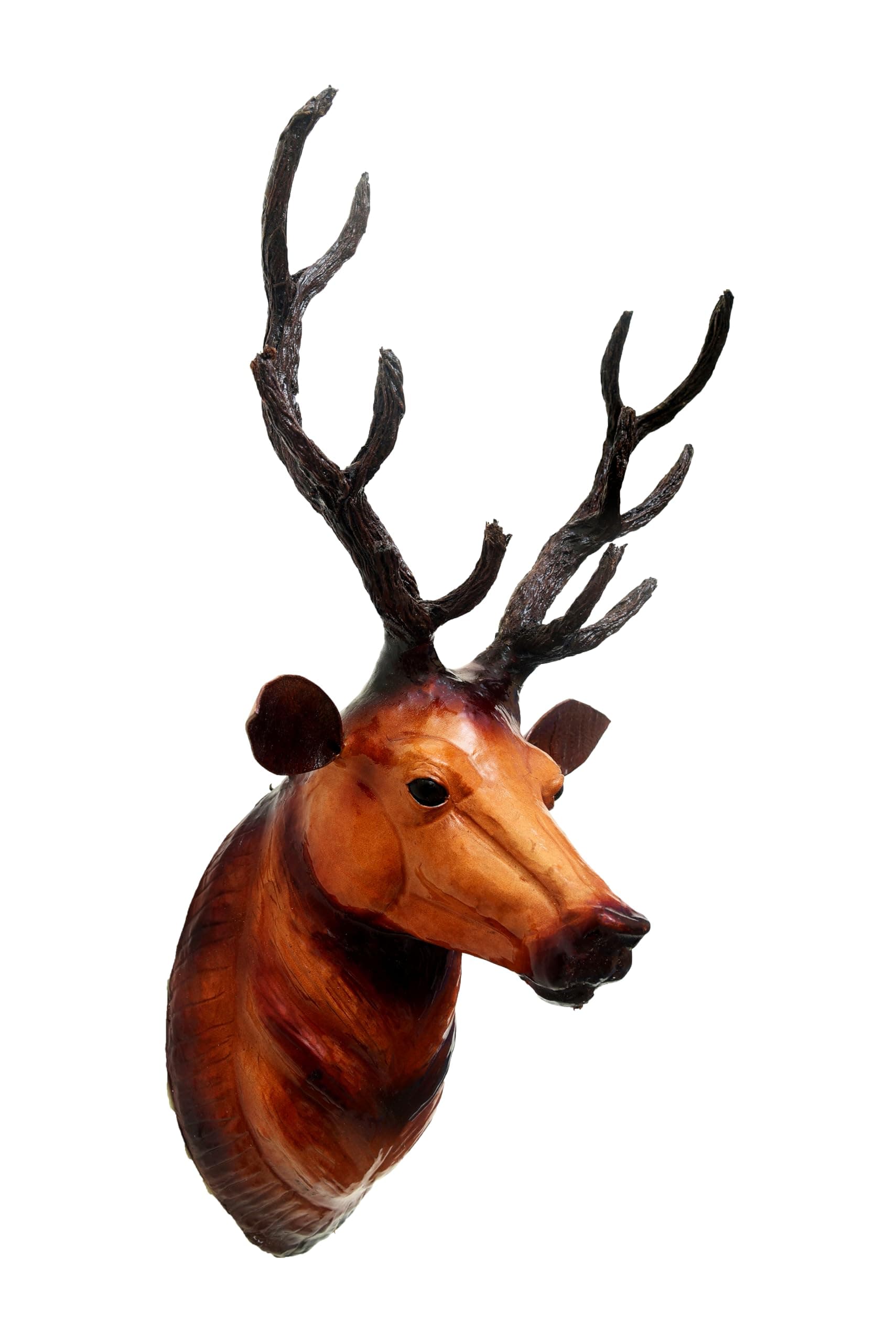 Decoration items for living Room Deer Head Wall Hanging showpiece for Home, Hotel, Restaurants, Cafe Interior Decor Showpiece (Pack of 1)