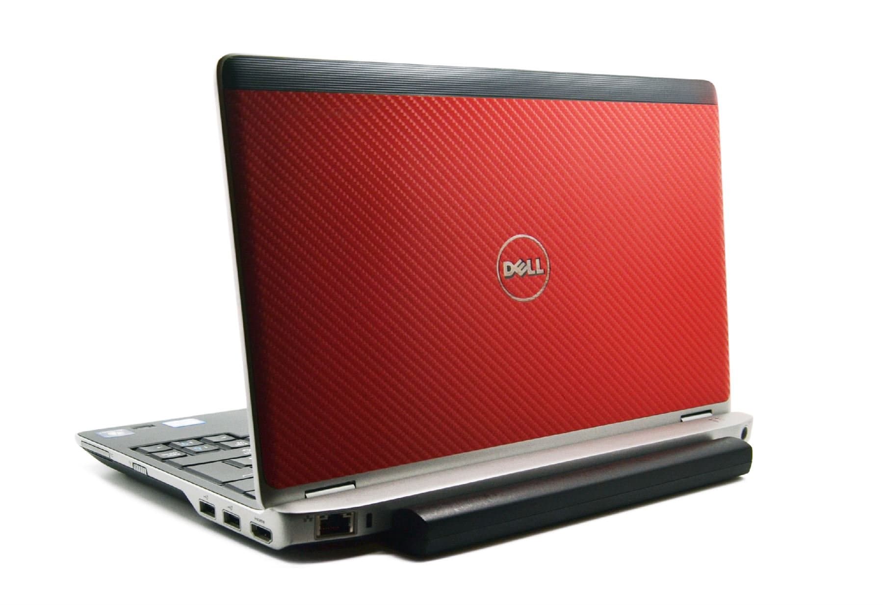 PrimoSkins DELL LATITUDE 12.5" E6220 E6230 TOP COVER LAPTOP LID VINYL SKIN - RED