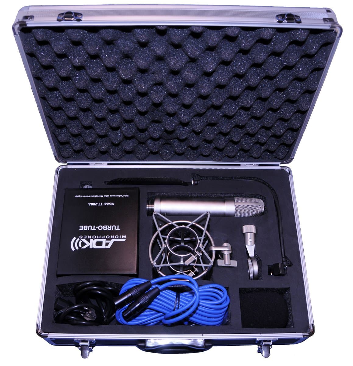 ADK Microphones F21 Class A 9-pattern Tube Condenser Microphone with Power Supply