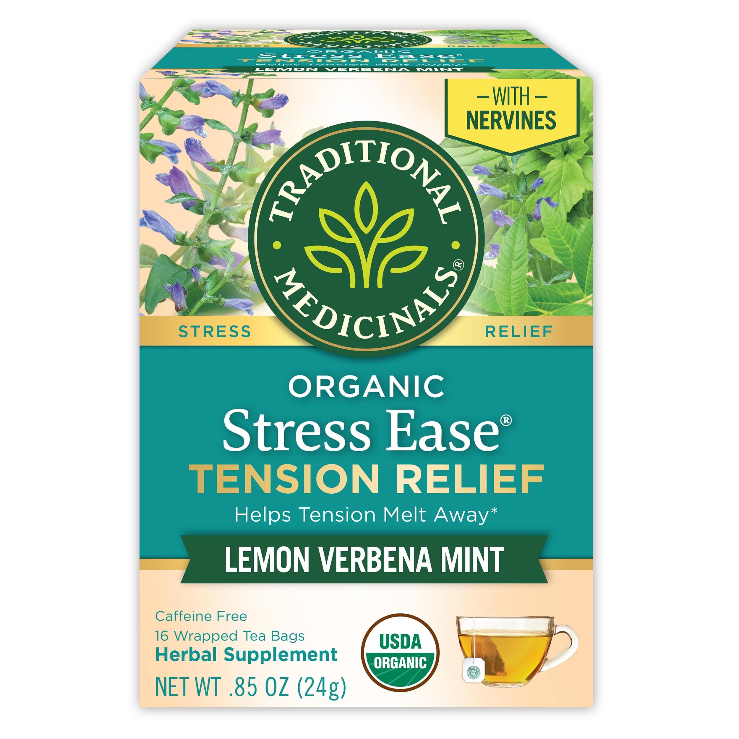 Organic Stress Ease Cinnamon Relaxation Tea