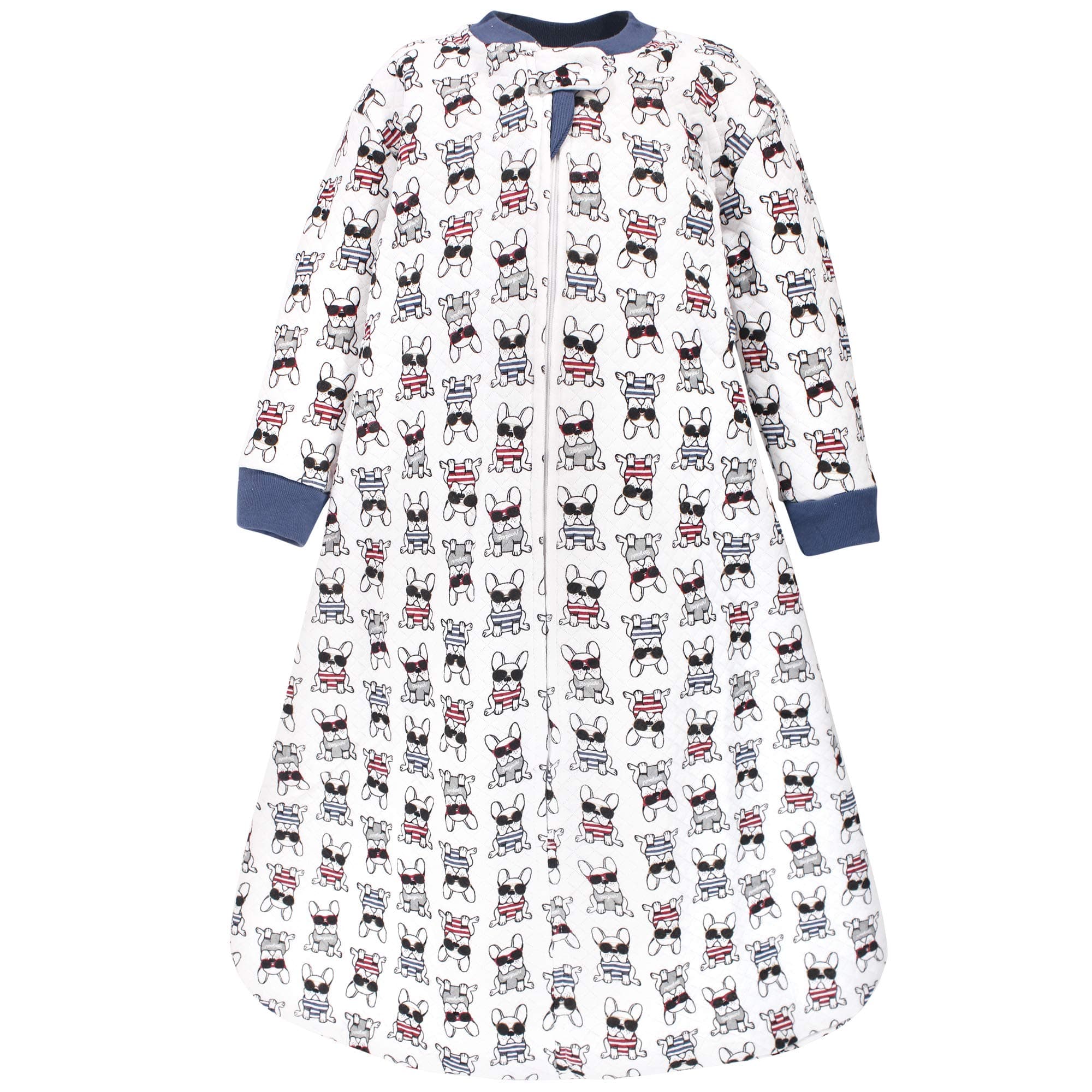 Hudson Baby Unisex Baby Premium Quilted Long Sleeve Sleeping Bag and Wearable Blanket