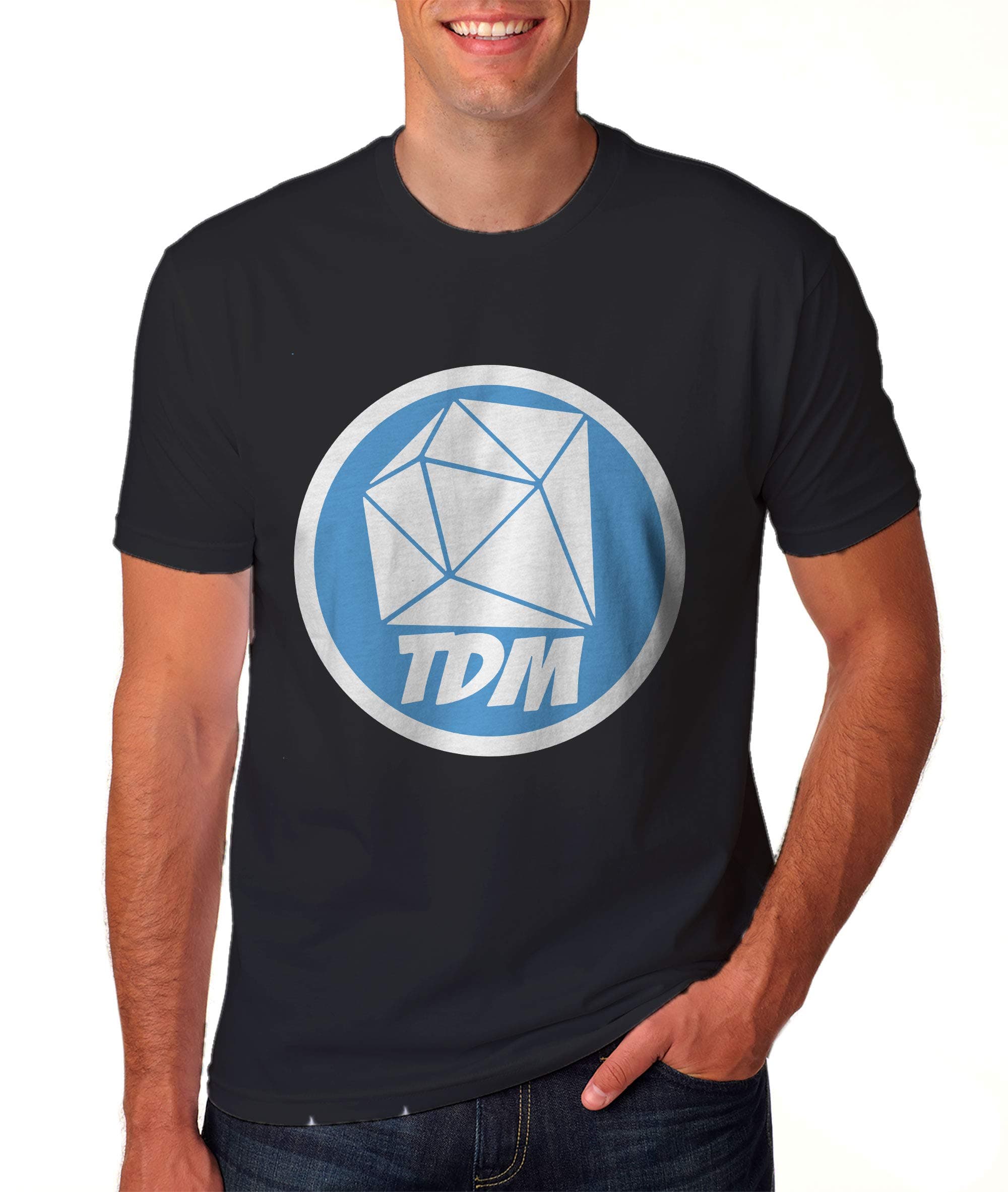 Dan DTM Diamond Mine Character Unofficial Slogan T-Shirt Funny Print Tee