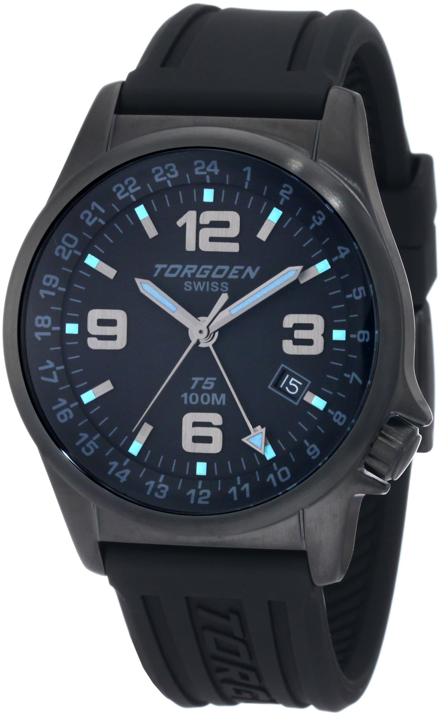Men's T05303 T05 Series Classic Black Aviation Watch